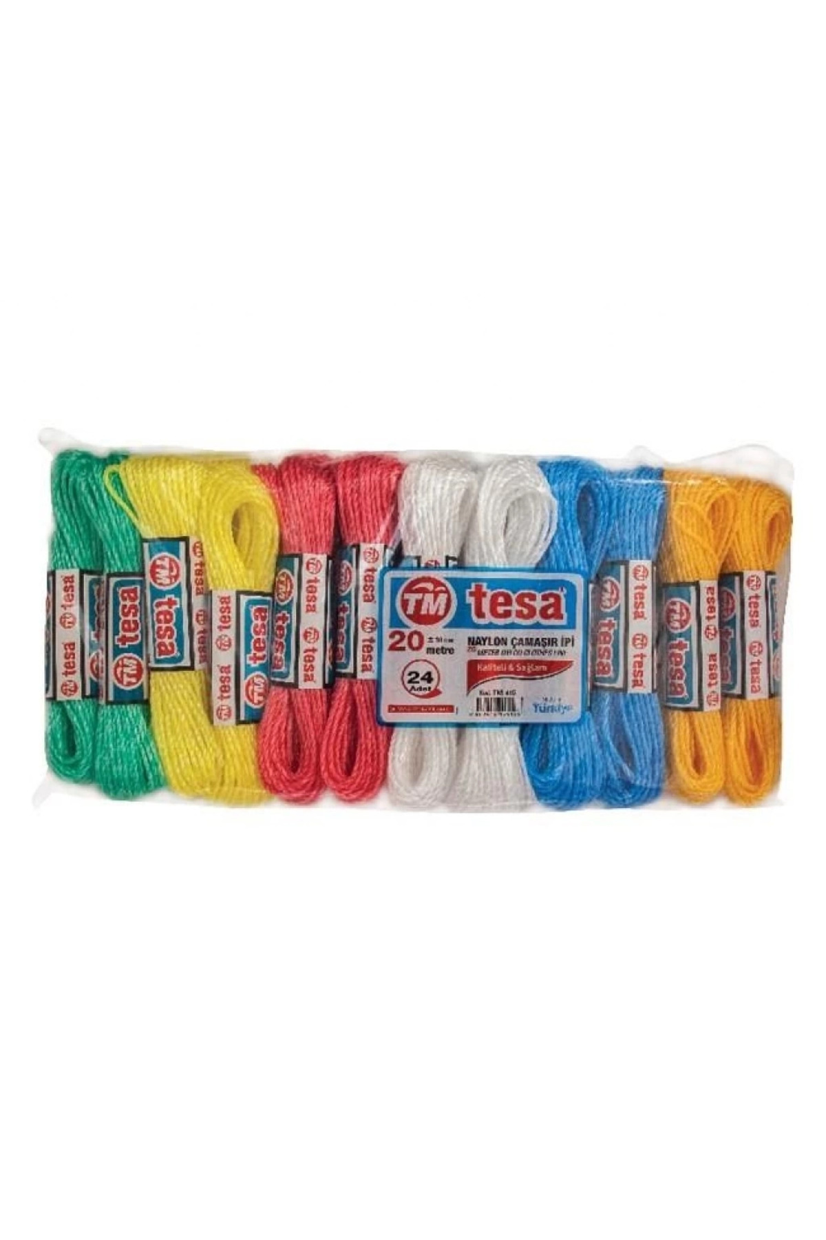 Aspata Store BUĞZ Temsan 20 Metre Naylon Çamaşır İpi 24'lü