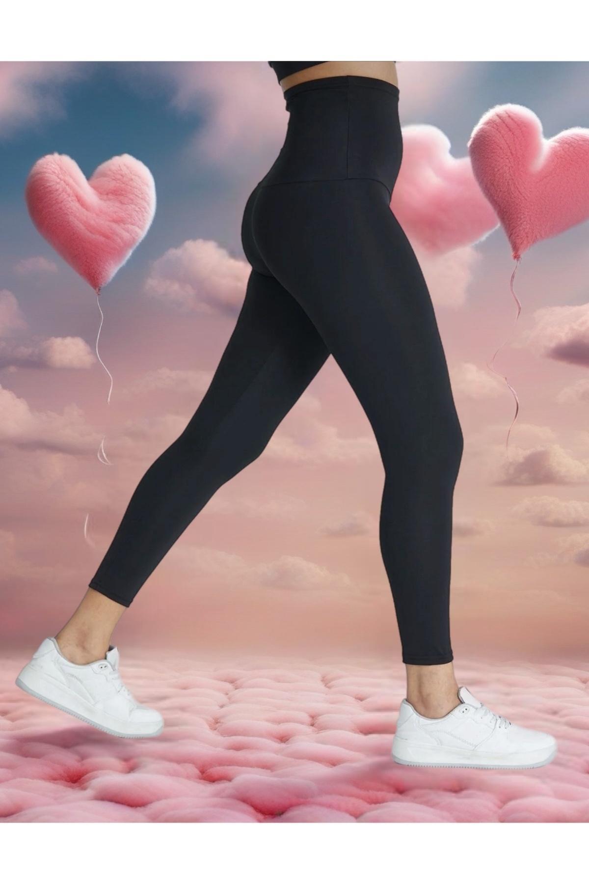 GIFT and AURA Yüksek Bel Toparlayıcı Spor Tayt