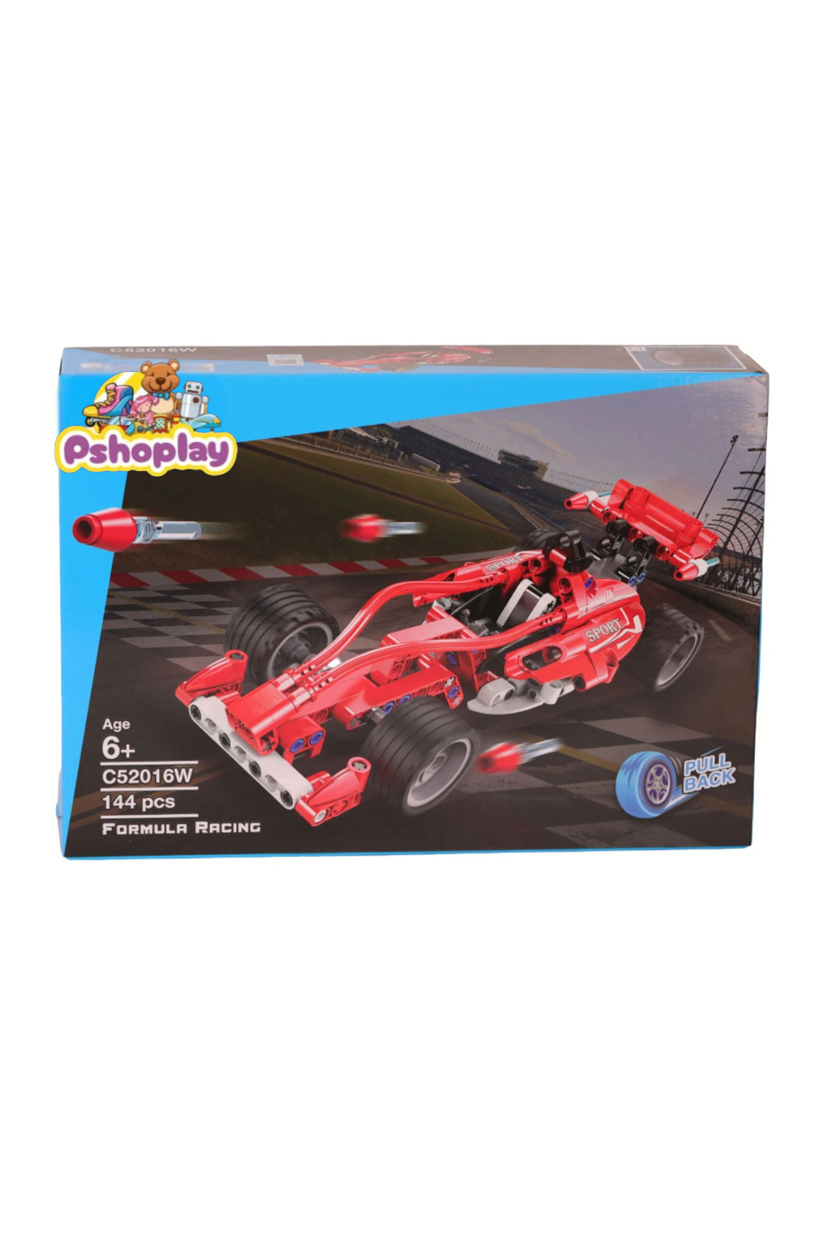 مجموعه بلوکی ماشین مسابقهٔ «کش و برو» ۱۴۴ تکه