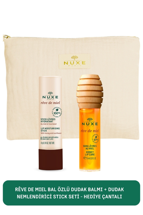 Nuxe Rêve de Miel Besleyici Dudak Balı 10 ml +Nemlendirici ve Koruyucu Dudak ...