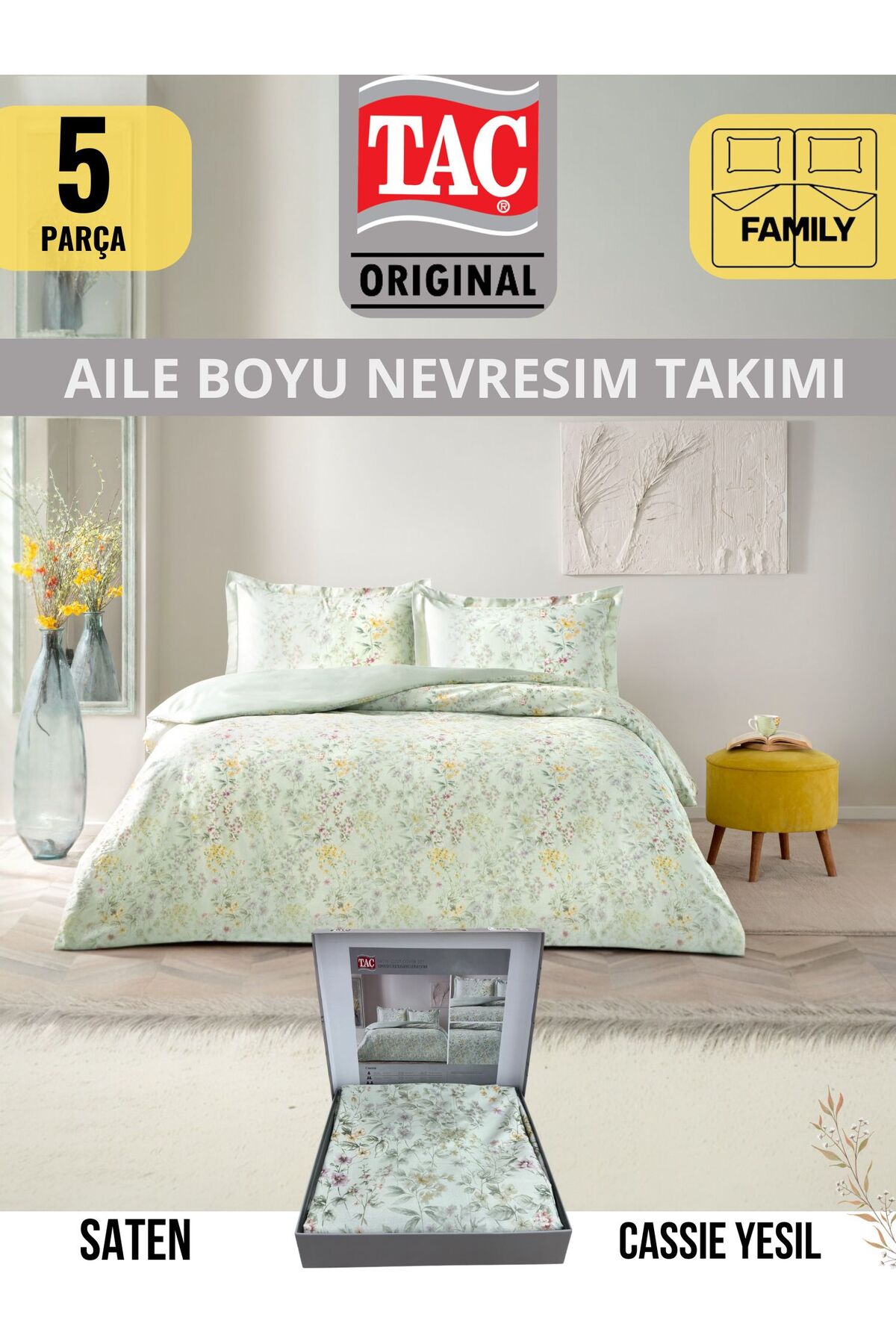 سرویس روتختی تاچ TAC-FAMILY-SATEN