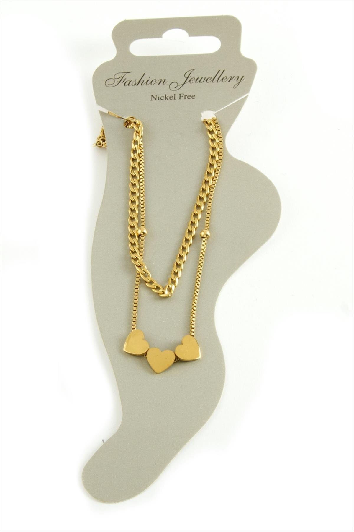 ZERO LAND MTXDPN Kalp Lüks (113640) Çelik Halhal-Sarı