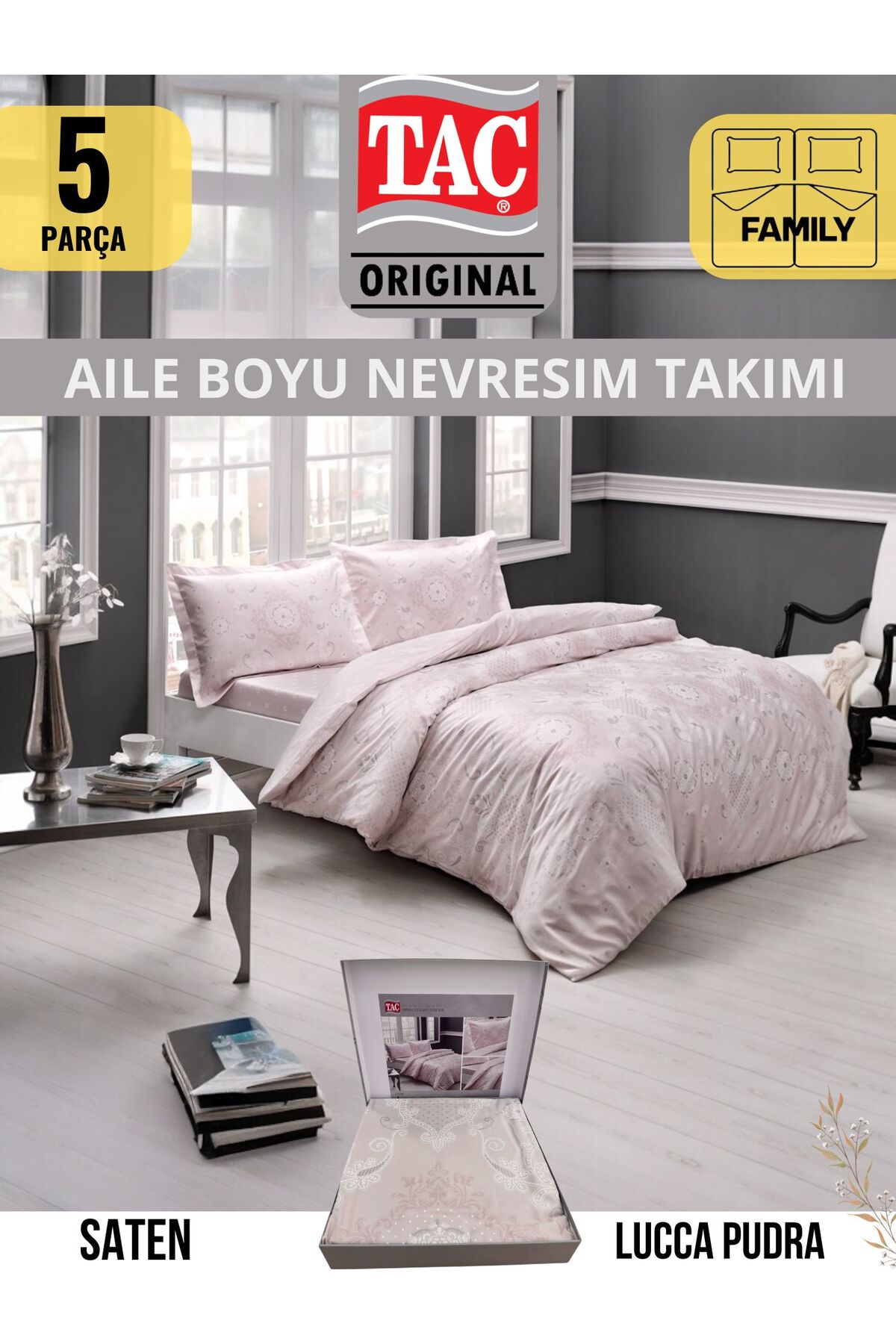 سرویس روتختی تاچ TAC-FAMILY-SATEN