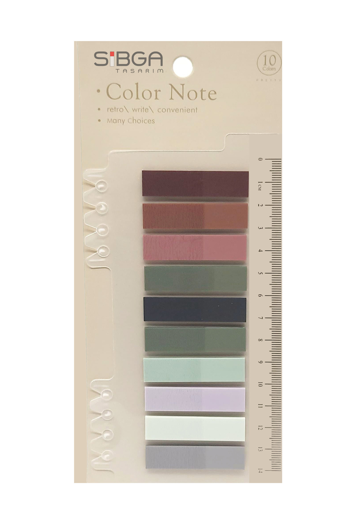 sibga tasarım Şeffaf Renkli Postit Post-it Post It. Kitap Ayracı Ayraç Postit Sticker Not Kağıdı 200 Yaprak