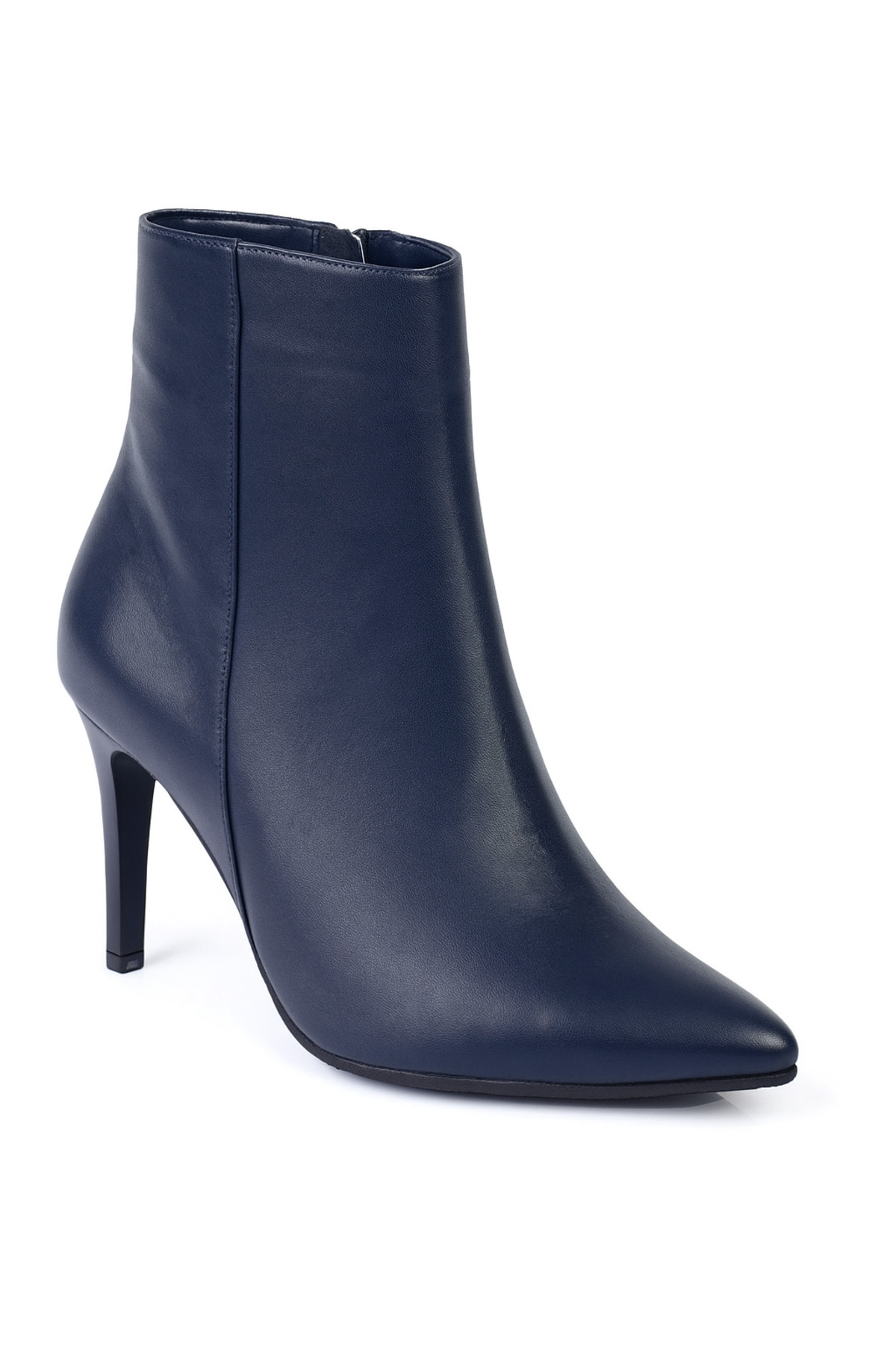KARVENSHOES Kadın Hakiki Lacivert Deri Bot 574 görsel 2