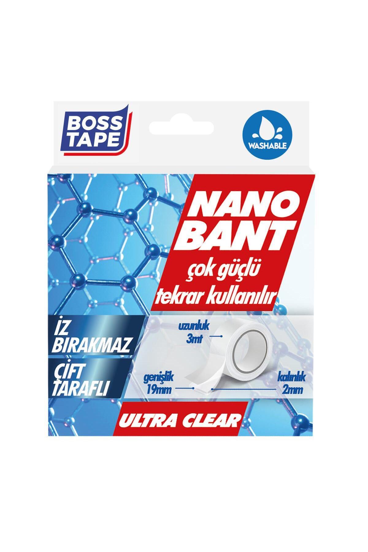 Nano Tape 3 Meters Very Strong Double Sided Transparent Washable Width:19mm