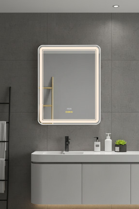 Avend Akıllı Ayna Buhar Tutmayan Hareket Sensörlü 3 Renk Led Banyo Hol Ofis M...