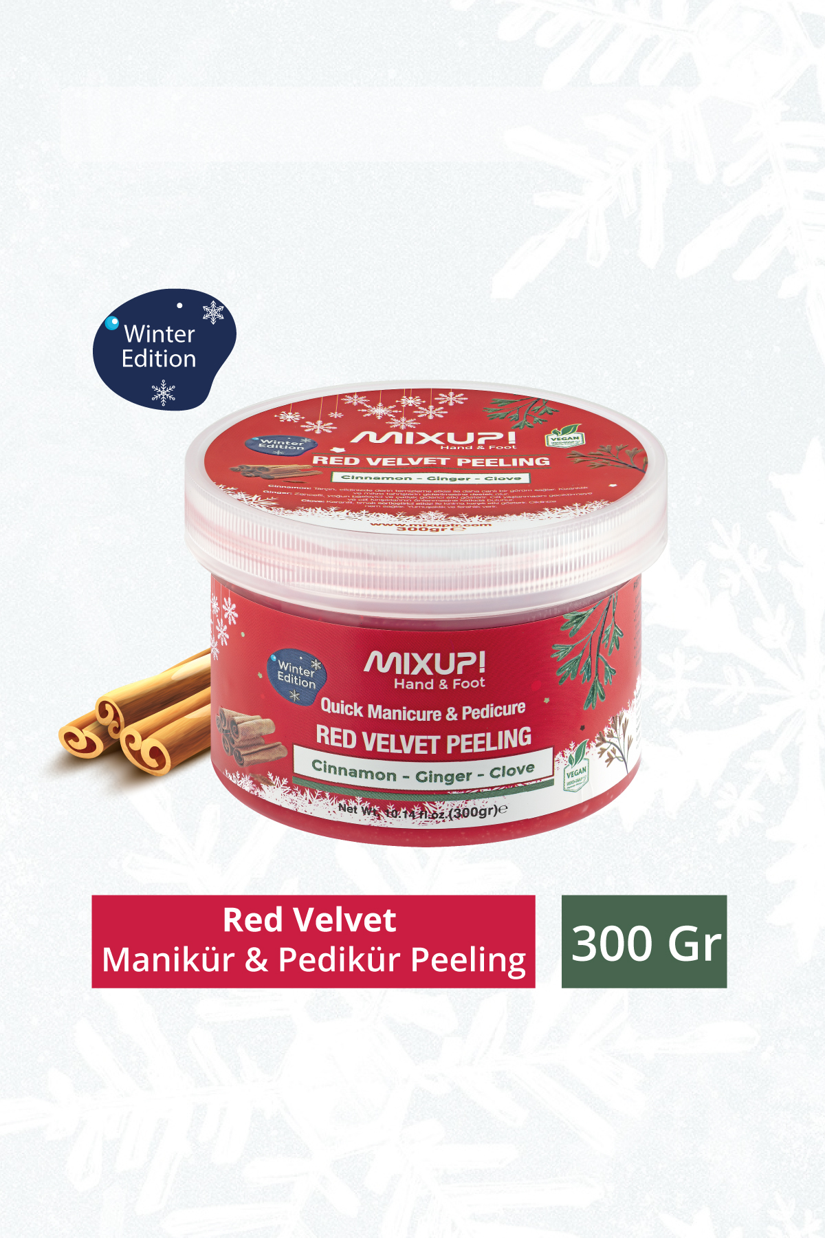Mixup ! Hand ve Foot Red Velvet Manikür & Pedikür Peeling 300 GR — MXCB3206