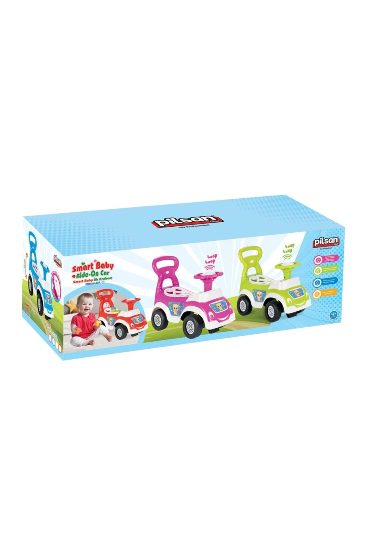 NW NessiWorld Smart Baby Ride On Car Bingit Pembe
