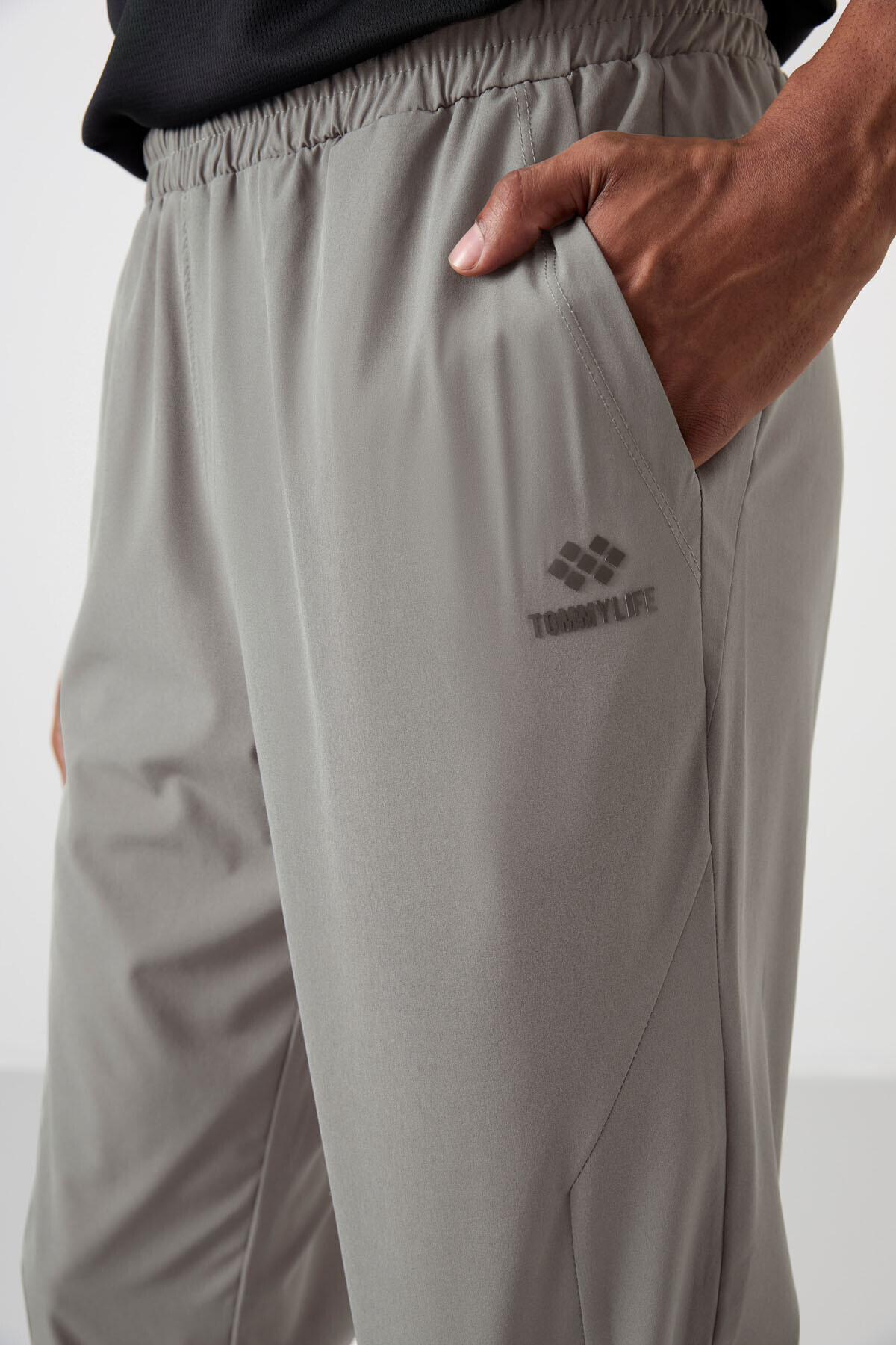 TOMMY LIFE  Taş İnce Yumuşak Comfort Fit Erkek Eşofman Alt - 82119 - Görsel 6