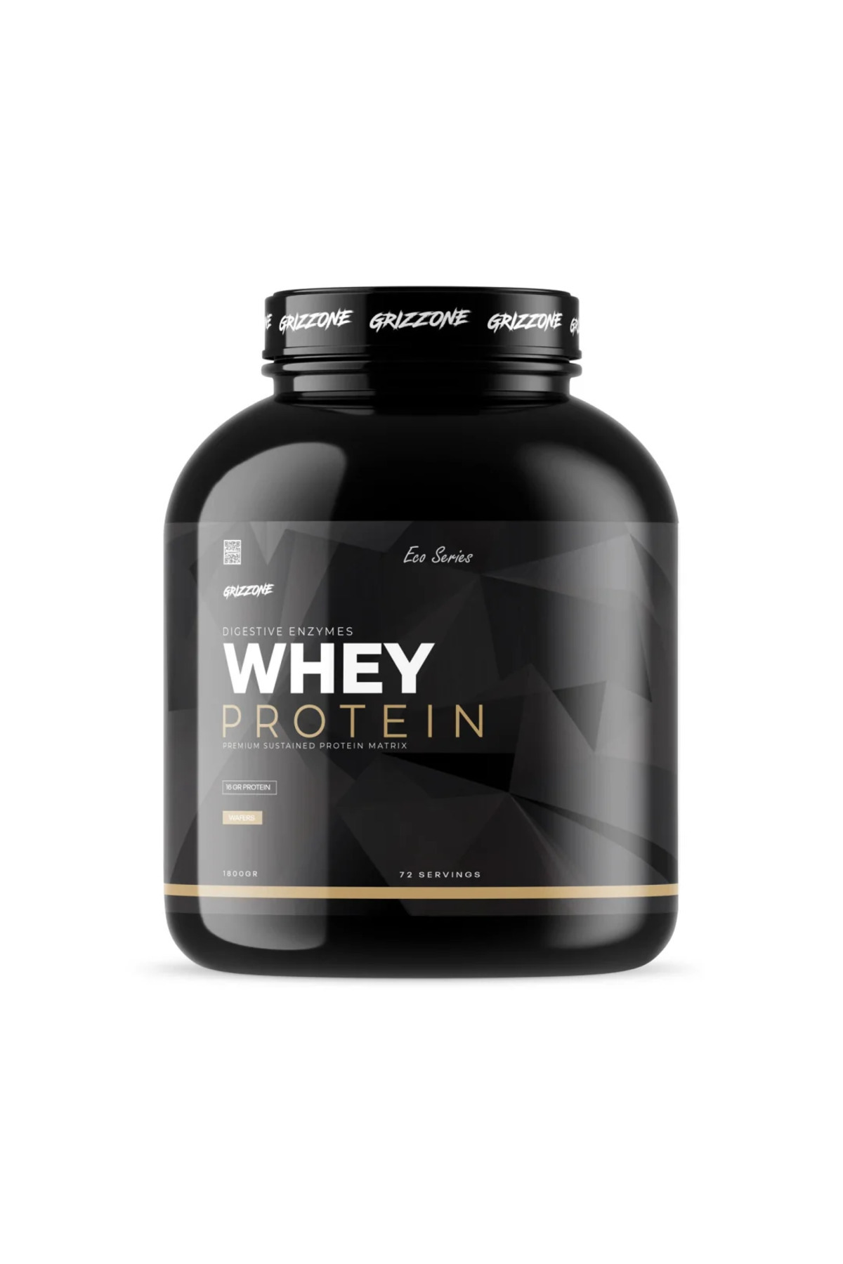 GRIZZONE Whey Proteın 72 Servıs Gofret Aromalı 1800 gram