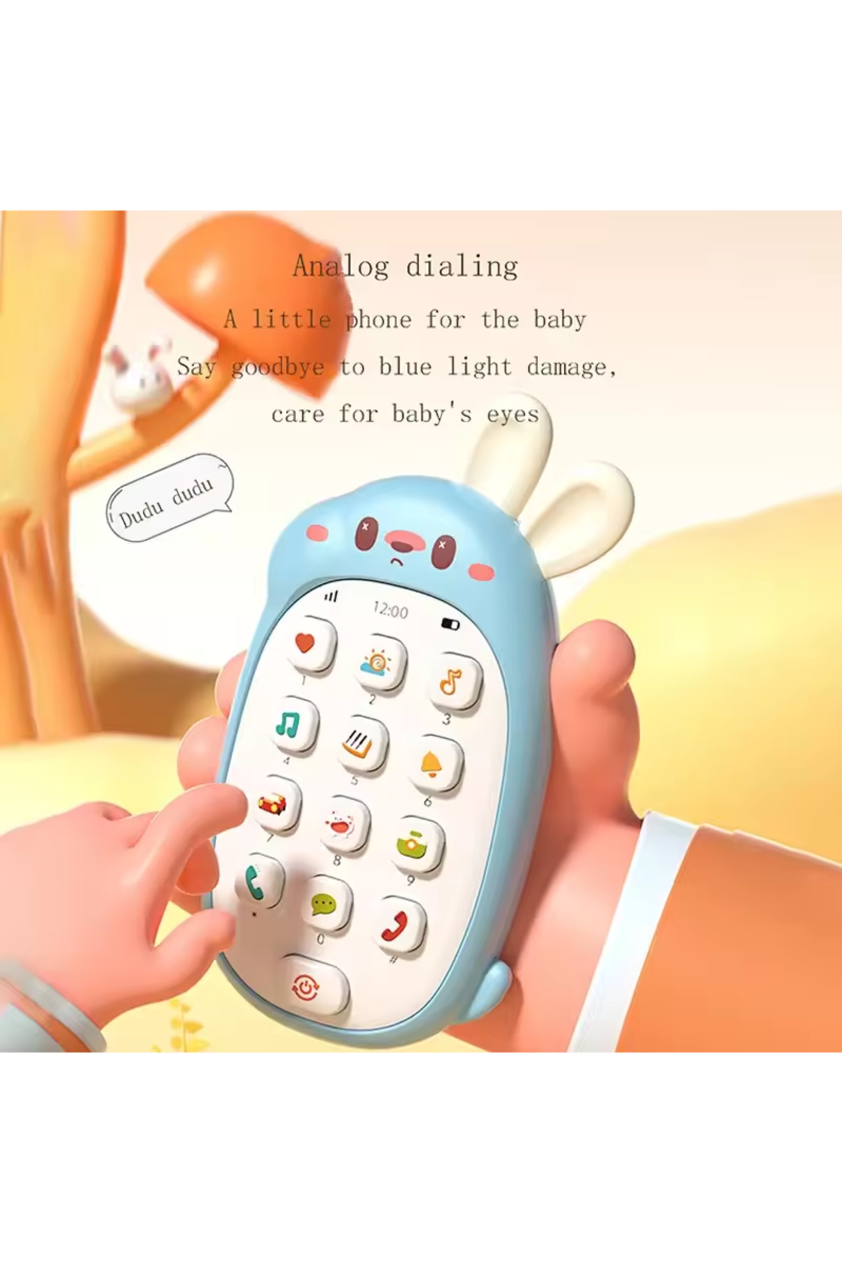 شبیهساز دندانگیر آبی نوزاد، تلفن همراه، اسباببازی موسیقیال برای کودکان ۰ تا ۱ ساله، آموزش ابتدایی