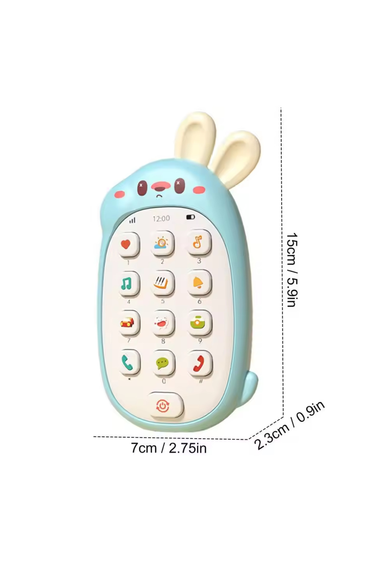شبیهساز دندانگیر آبی نوزاد، تلفن همراه، اسباببازی موسیقیال برای کودکان ۰ تا ۱ ساله، آموزش ابتدایی
