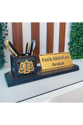 yeryüzü dizayn Mermer Desenli Ahşap Masaüstü İsimlik & İşyeri hediyesi