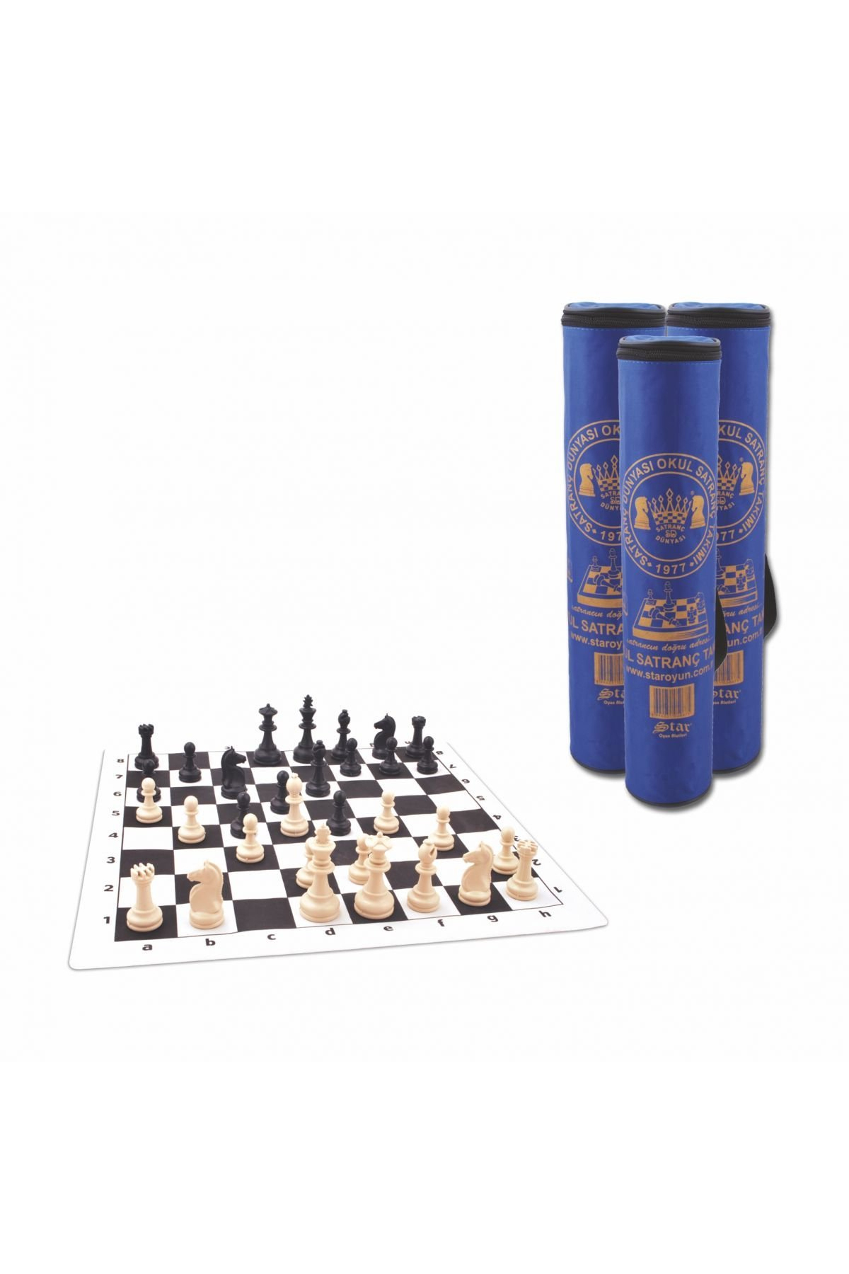 مجموعه شطرنج مدرسه‌ای ۱۰۵۰۶۵۱ با کیف پارچه‌ای، استاروکی