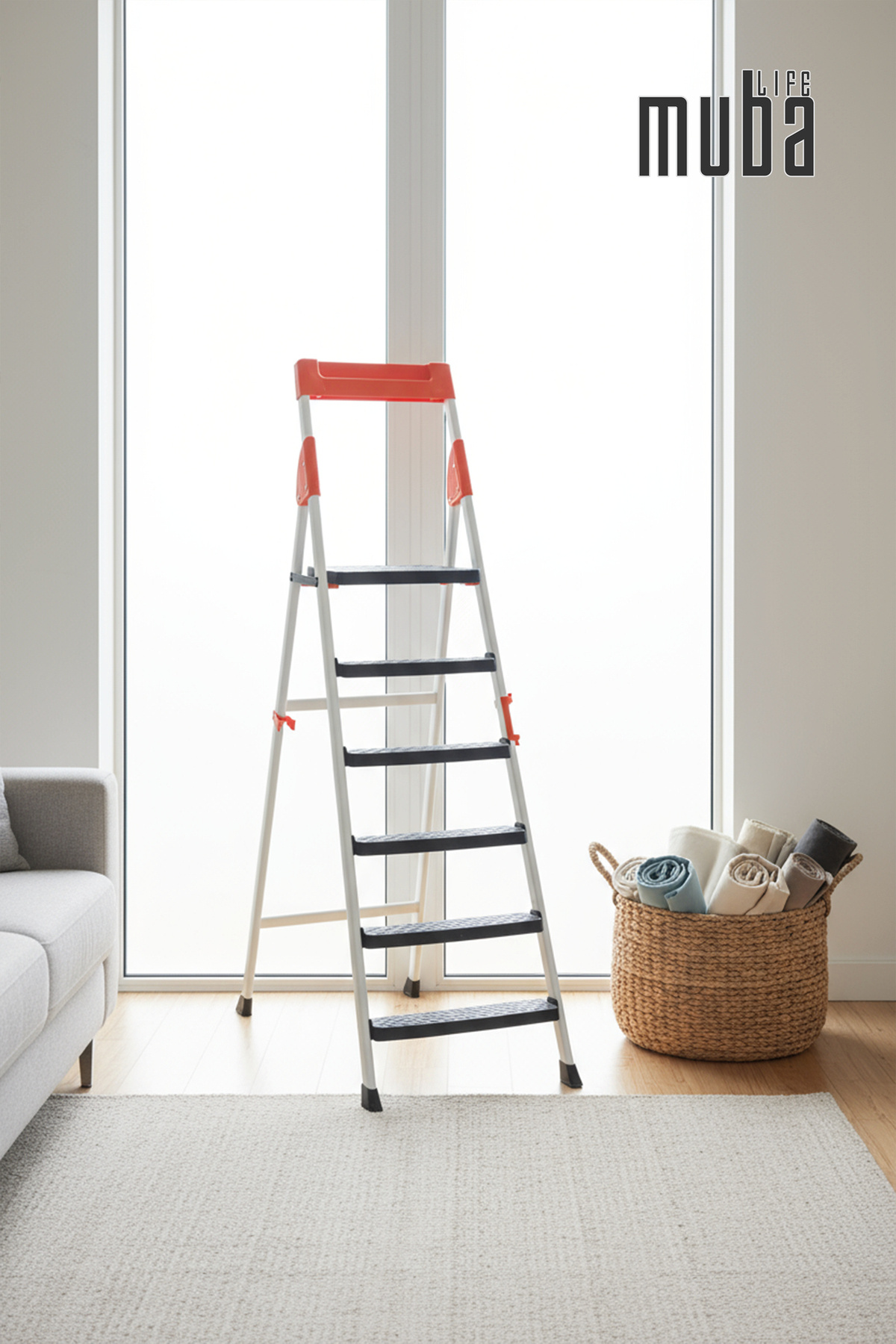 MuBalife 5+1 Merdiven Geniş Basamaklı Ev ve İş Merdiveni
