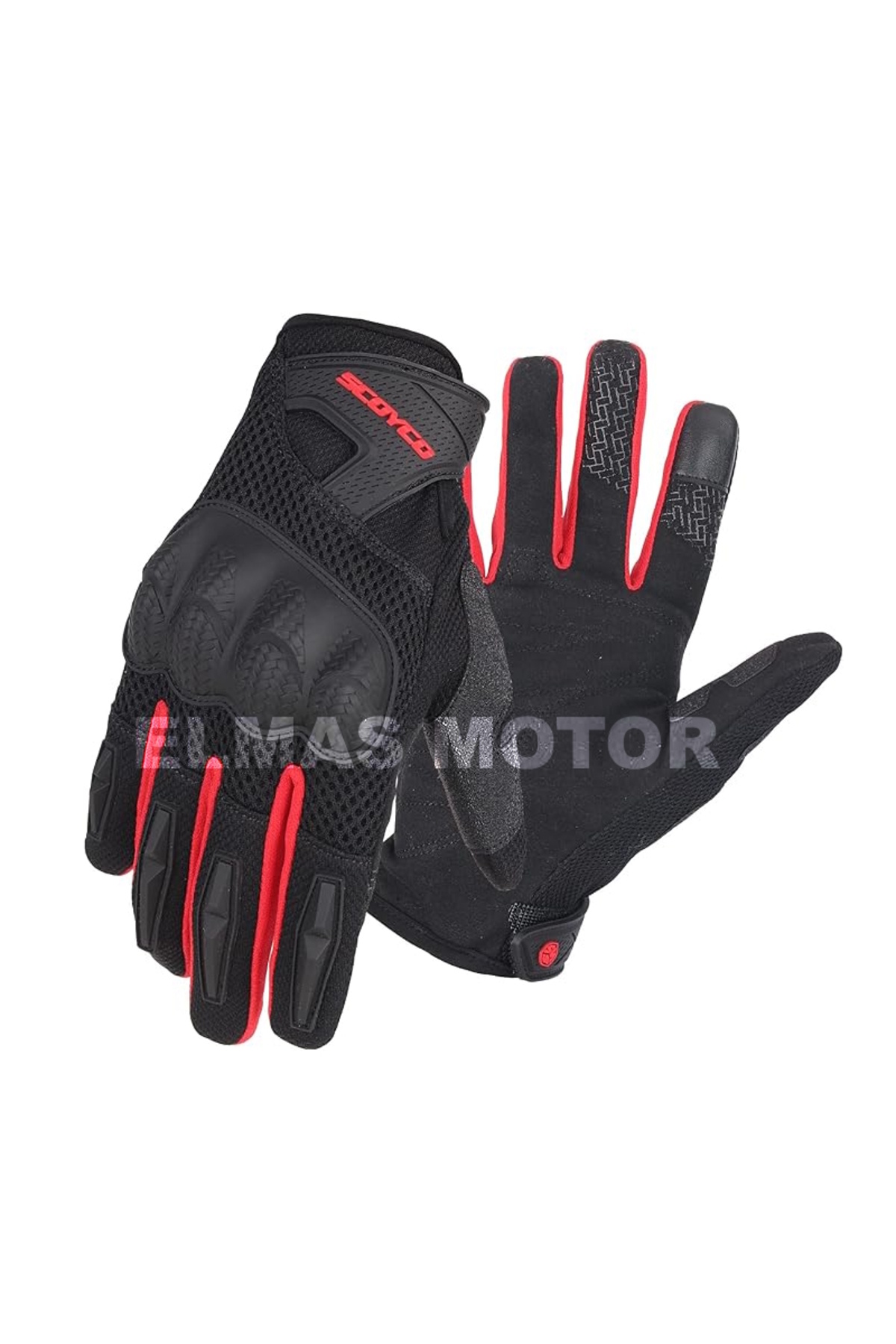 Scoyco Mc-58 Yazlık Motosiklet Eldiveni Kırmızı Eldiven