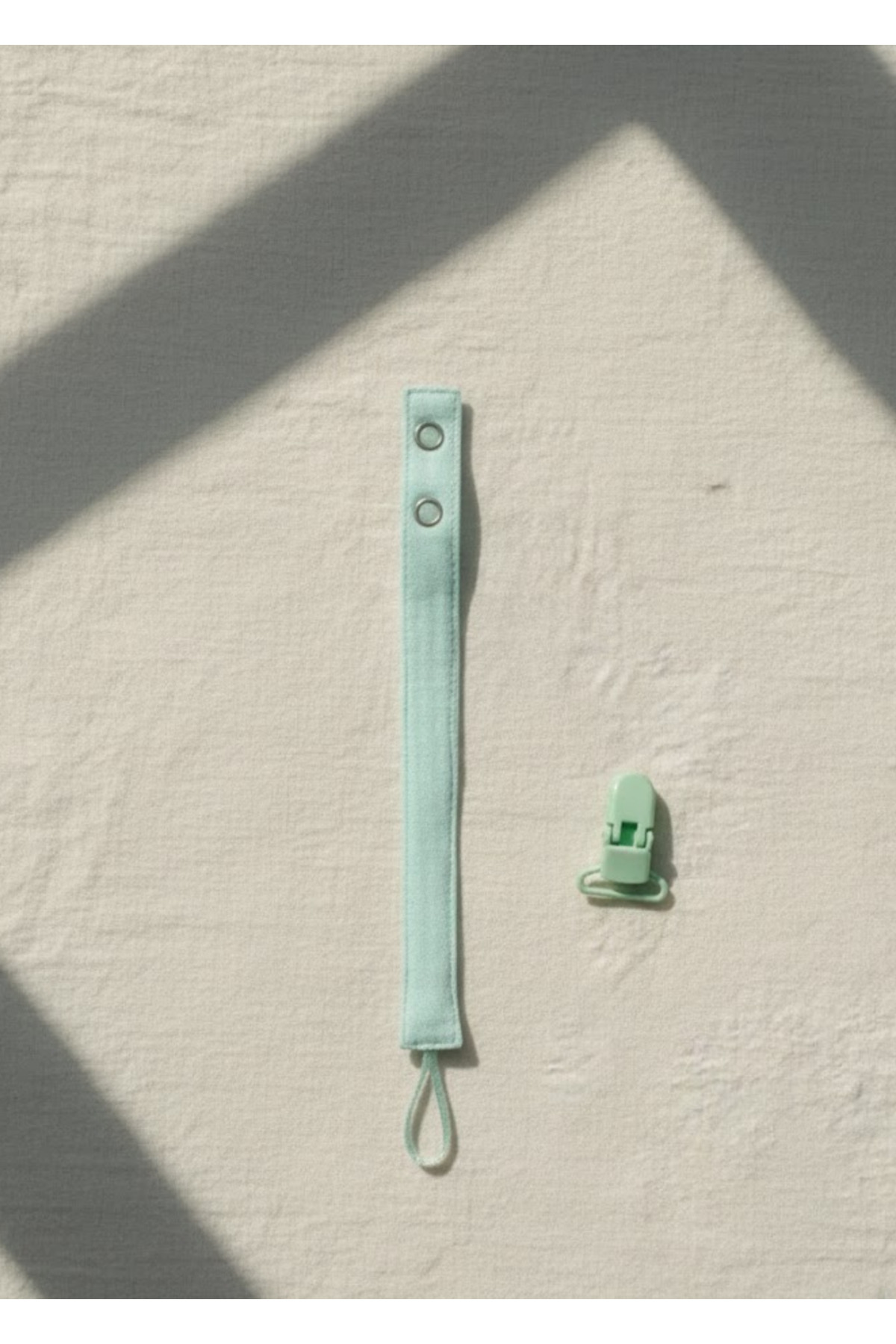 Joyous Mom Kids Hoş Geldin Bebek Seti 3'lü %100 Pamuk Müslin Set Diş Kaşıyıcı Emzik Askısı Uyku Arkadaşı Yenidoğan fotoğrafı 4 (önizleme)