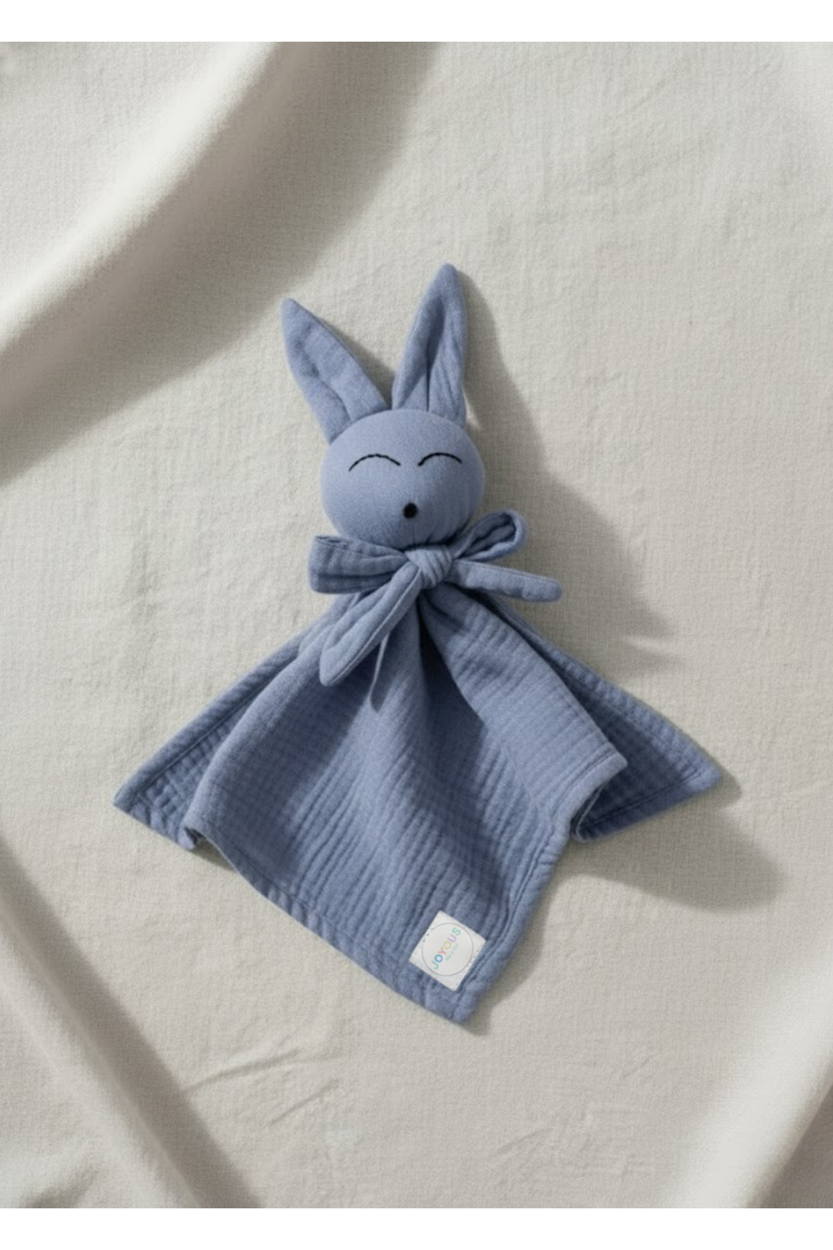 Joyous Mom Kids Hoş Geldin Bebek Seti 3'lü %100 Pamuk Müslin Set Diş Kaşıyıcı Emzik Askısı Uyku Arkadaşı Yenidoğan fotoğrafı 2 (önizleme)