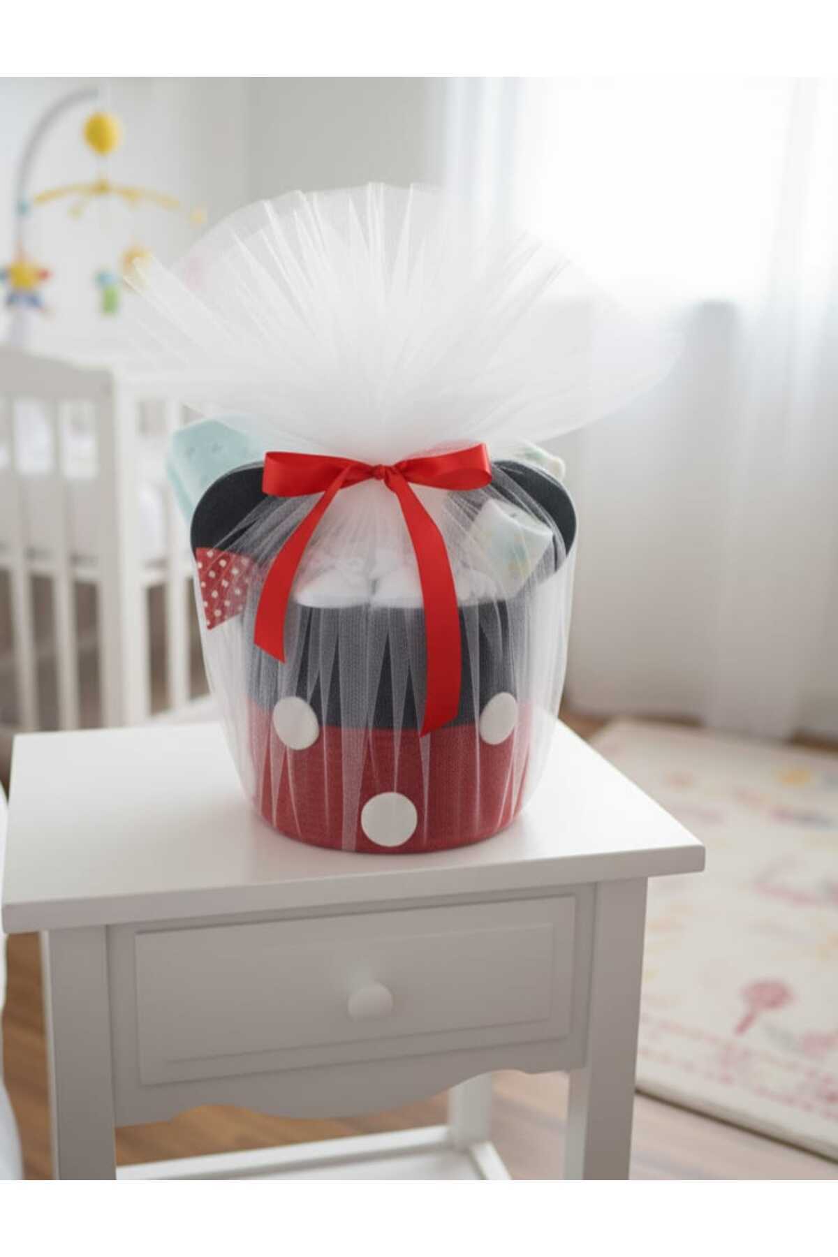 FIGURED CHILDREN 'S ROOM BASKET ORGANIZER TOY BASKET HEIGHT 17.5CM X DIAMETER 22CM