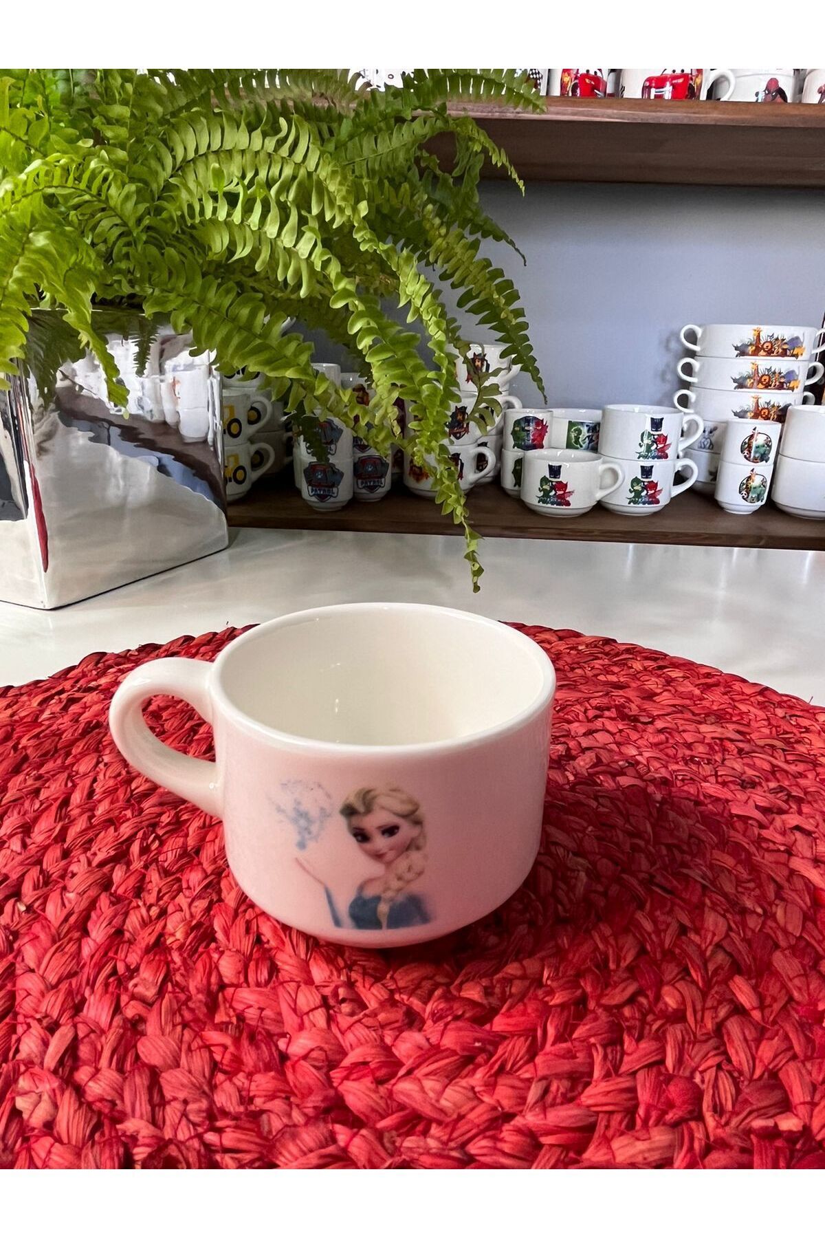 TEBAK COLLECTION KARLAR ÜLKESİ FROZEN ELSA DESENLİ 5 parça ÇOCUK BEBEK YEMEK TAKIMI BESLENME SETİ fotoğrafı 4 (önizleme)