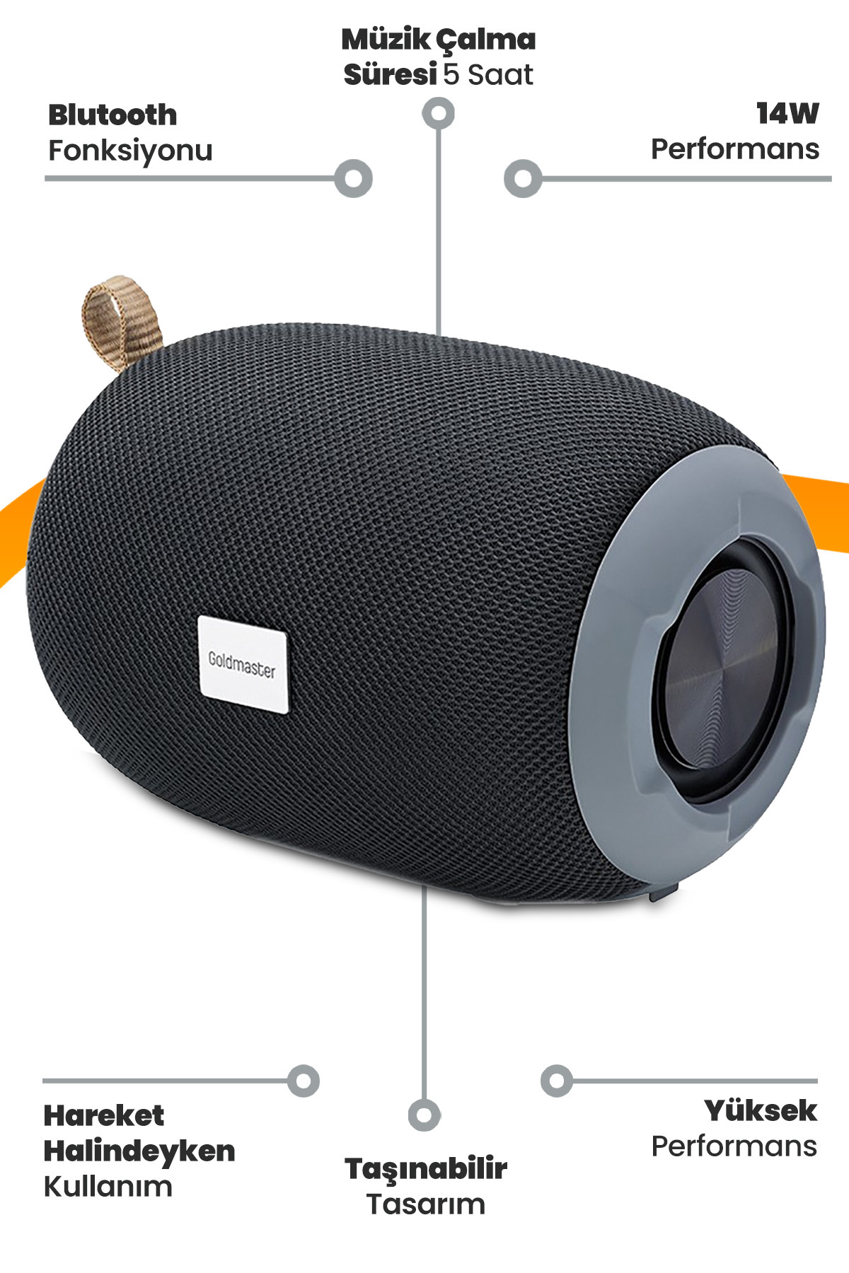 GoldMaster Enjoy-77 Bluetooth Mp3 Oynatıcı - Fiyatı, Yorumları