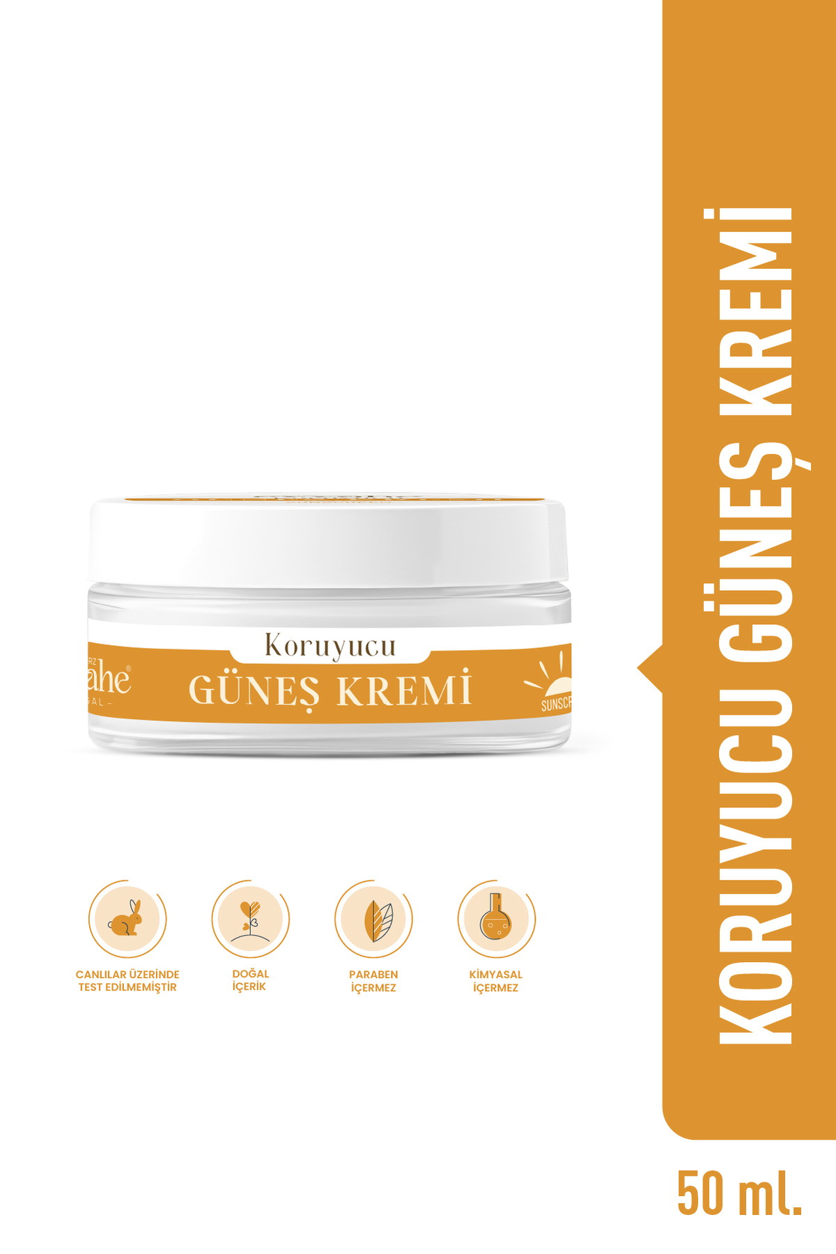 EVVAHE DOĞAL Güneş Kremi 50ml — EVH100056DGL