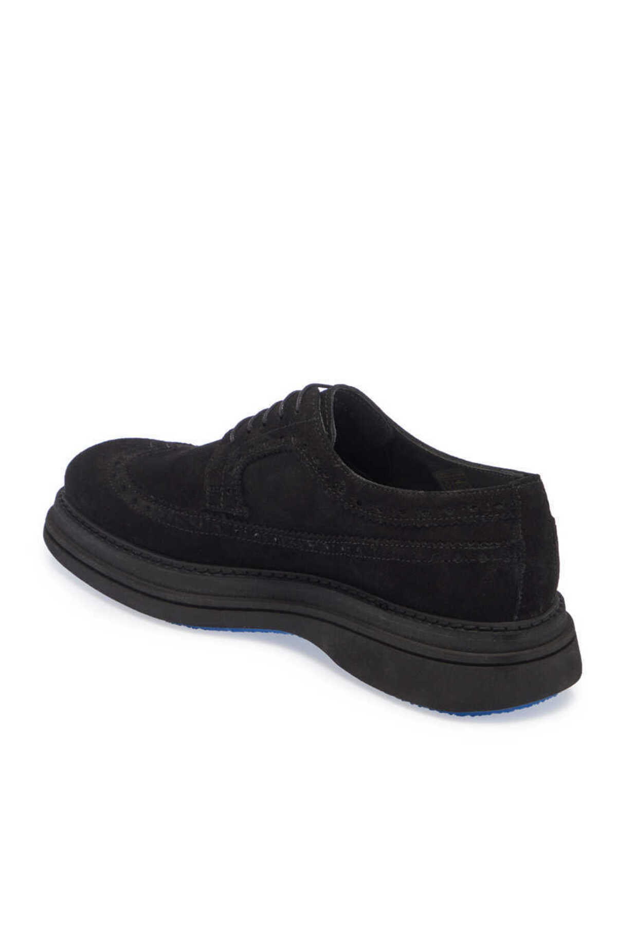 Tergan  Siyah Hakiki Deri Erkek Klasik Ayakkabı - E24S1AY56999-A01 - Görsel 3