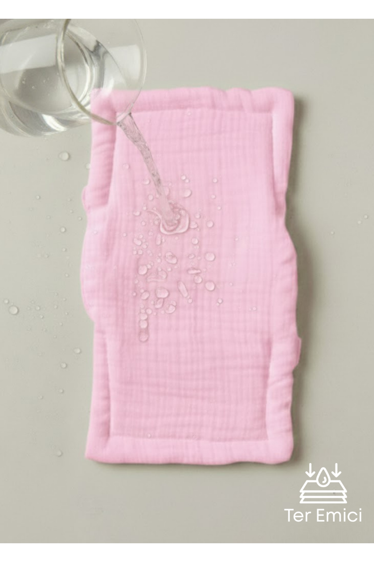 Joyous Mom Kids 4 Katlı Muslin Bebek Emzirme Yastığı Minderi Bebek Emzirme Destek Minderi Ter Önleyici Kol Yastığı fotoğrafı 2 (önizleme)