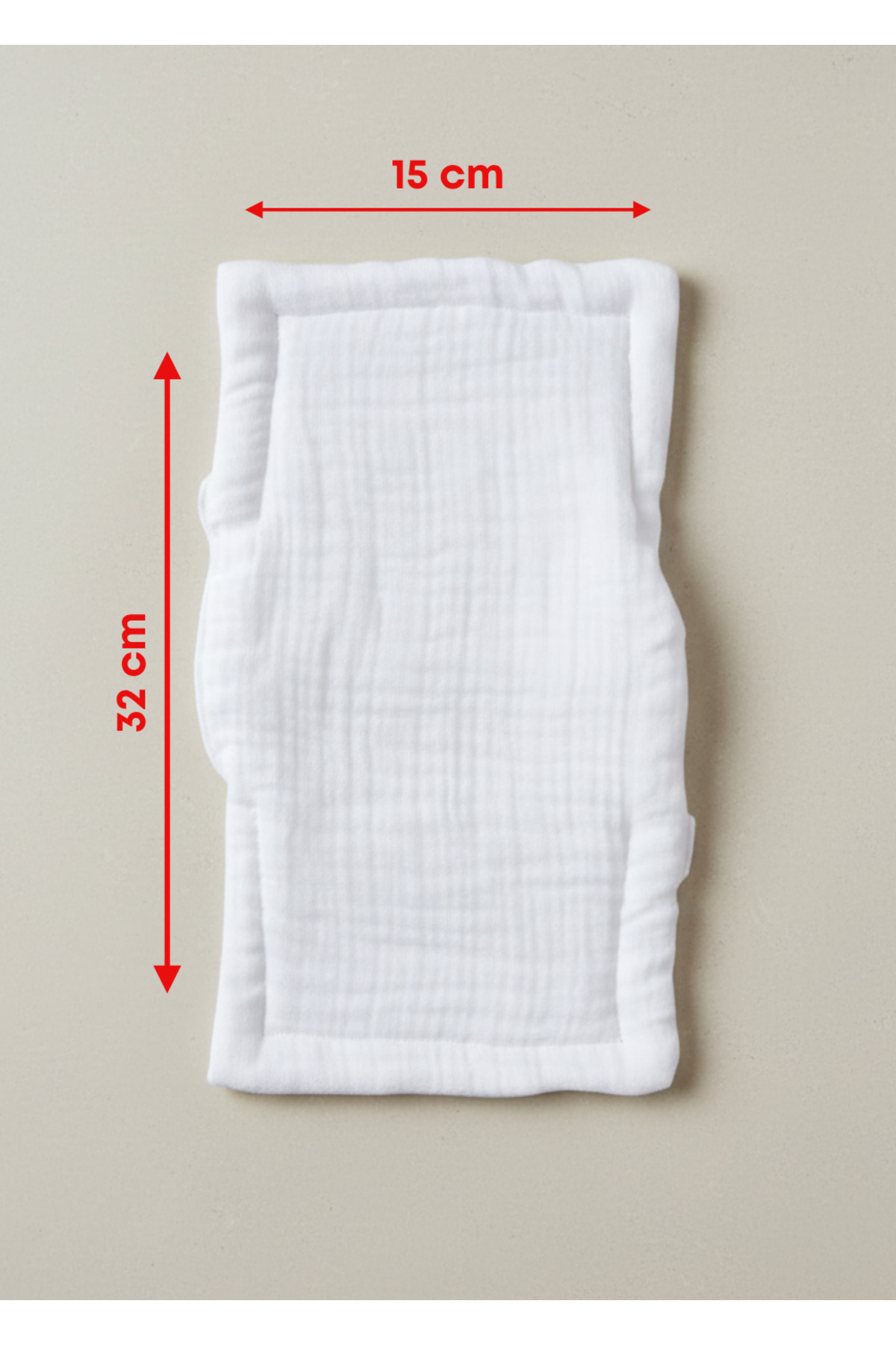 Joyous Mom Kids 4 Katlı Muslin Bebek Emzirme Yastığı Minderi Bebek Emzirme Destek Minderi Ter Önleyici Kol Yastığı fotoğrafı 3 (önizleme)