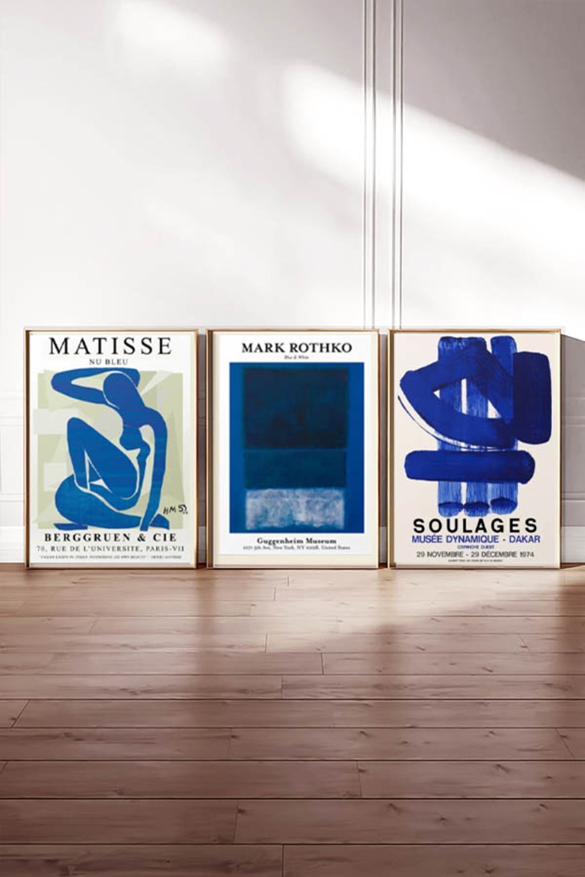 Paper Poster Henri Matisse 3 Pieces Wall Decoration Coated - Fauvism
