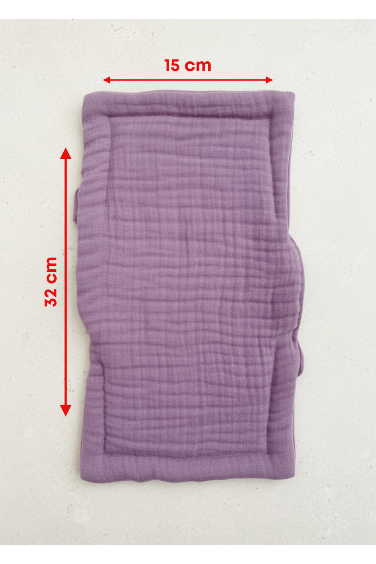 Joyous Mom Kids 4 Katlı Muslin Bebek Emzirme Yastığı Minderi Bebek Emzirme Destek Minderi Ter Önleyici Kol Yastığı fotoğrafı 3 (önizleme)