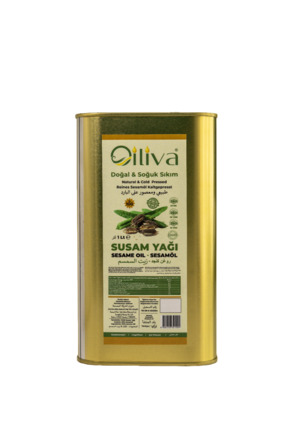 OILIVA GIDA SAN. VE DIŞ TİC. LTD. ŞTİ. Oiliva Susam Yağı 1L Teneke – %100 Doğ...
