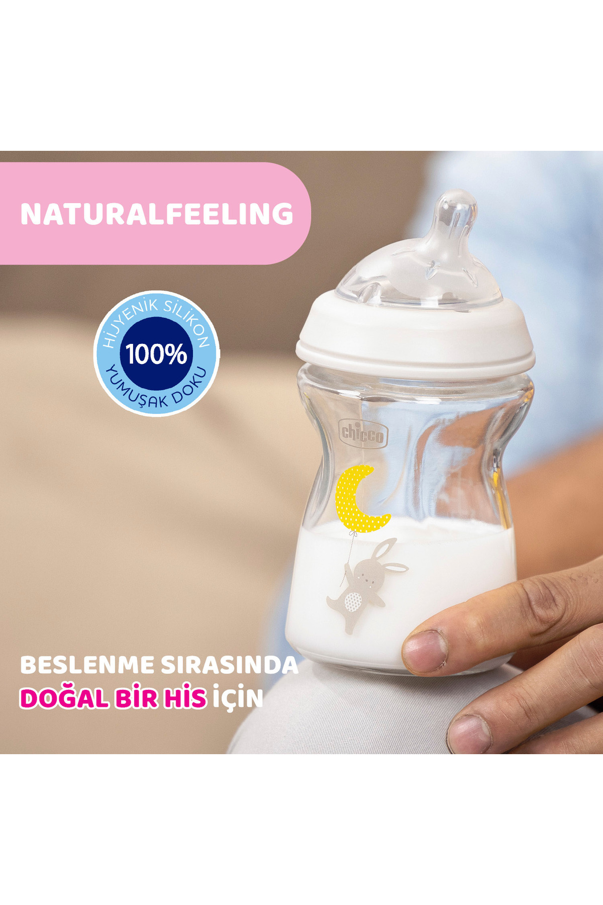 Chicco Chicoo Naturalfeelıng Cam Biberon 0 Ay 250 ml fotoğrafı 6 (önizleme)
