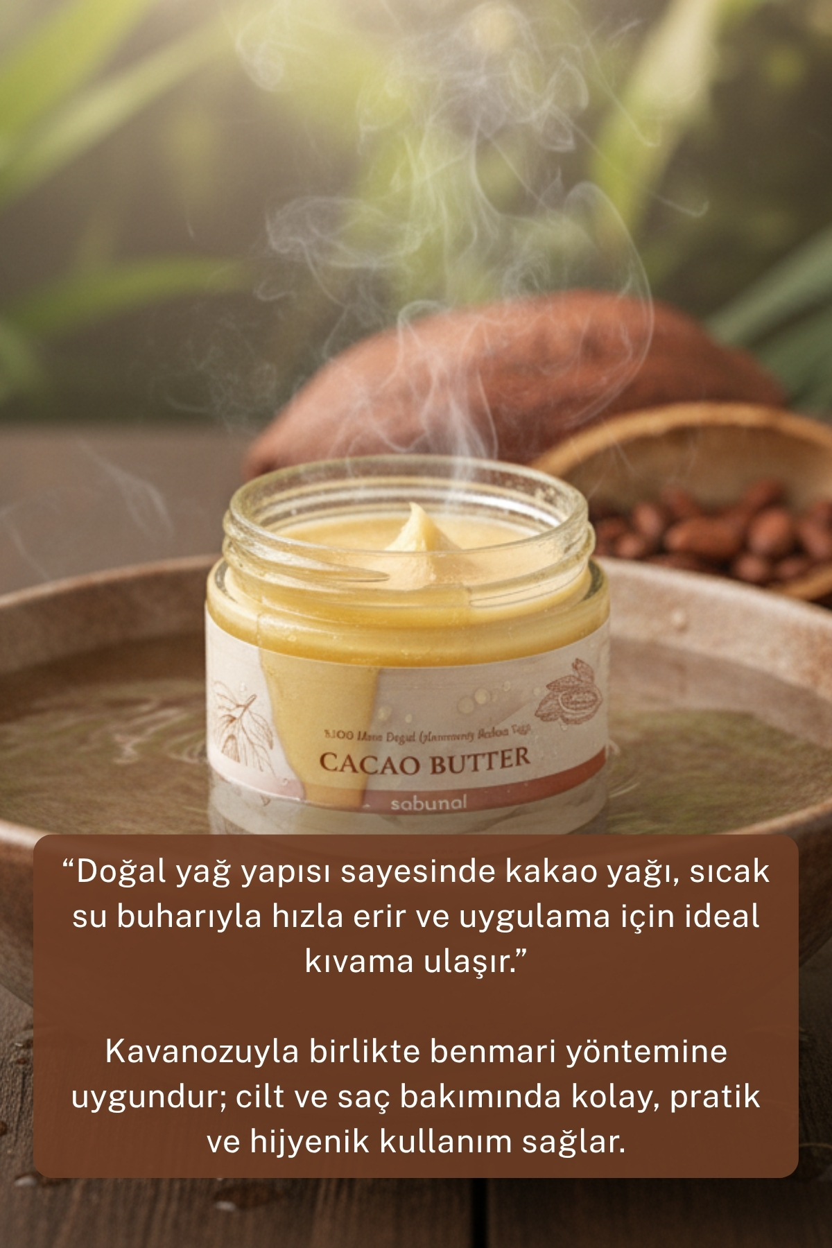 Kakao Yağı - Soğuk Sıkım Ham İşlenmemiş Raw Virgin Cacao Butter 100 gr — TYC1MAYLHN172425016806793 — تصویر 7 از 8