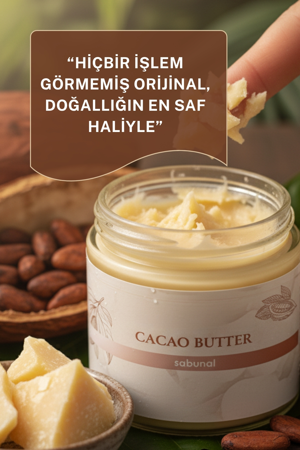Kakao Yağı - Soğuk Sıkım Ham İşlenmemiş Raw Virgin Cacao Butter 100 gr — TYC1MAYLHN172425016806793 — تصویر 2 از 8