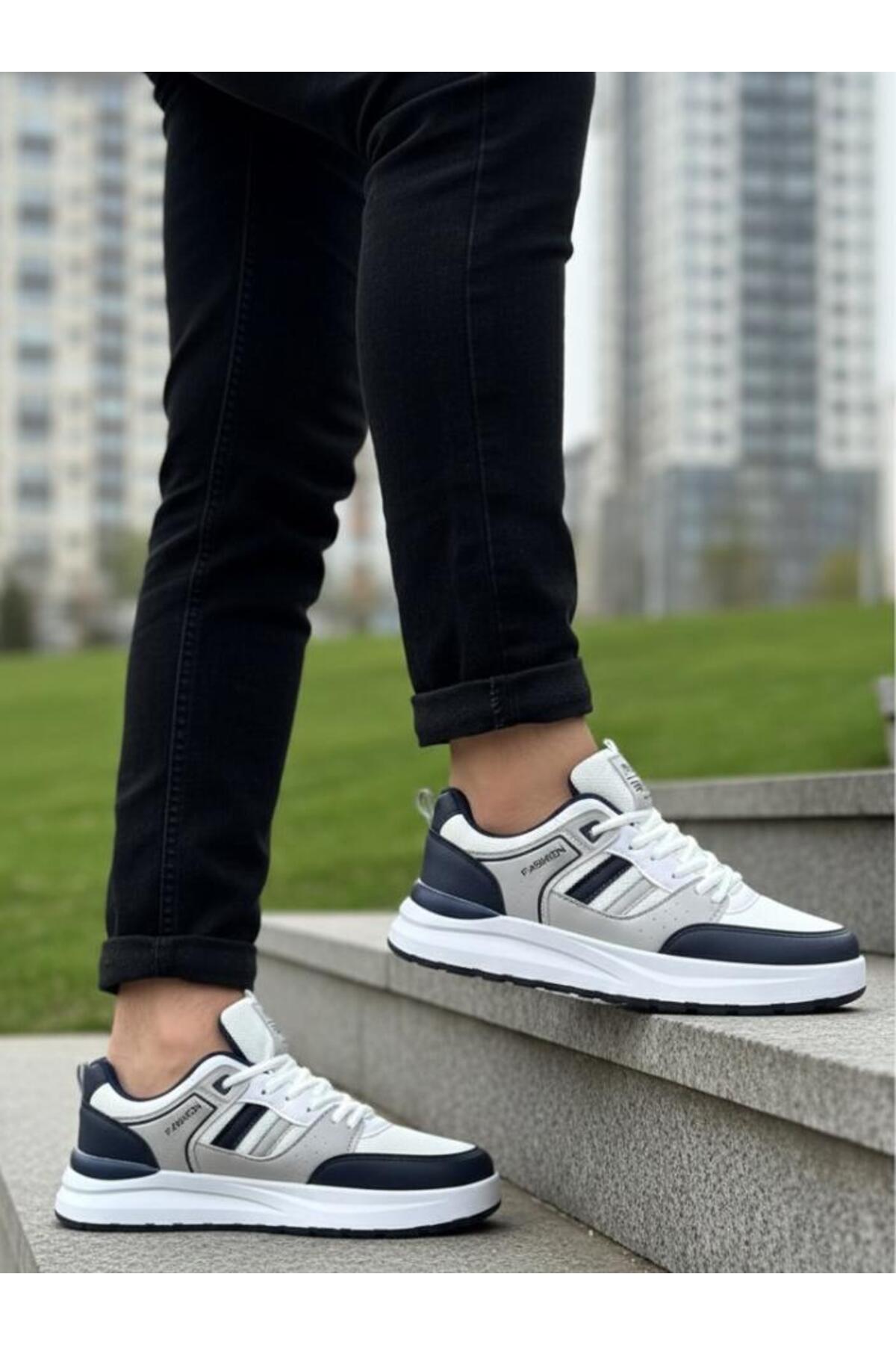Roller Erkek Anorak Fuspetli Spor Ayakkabı - Laci Beyaz görsel 2