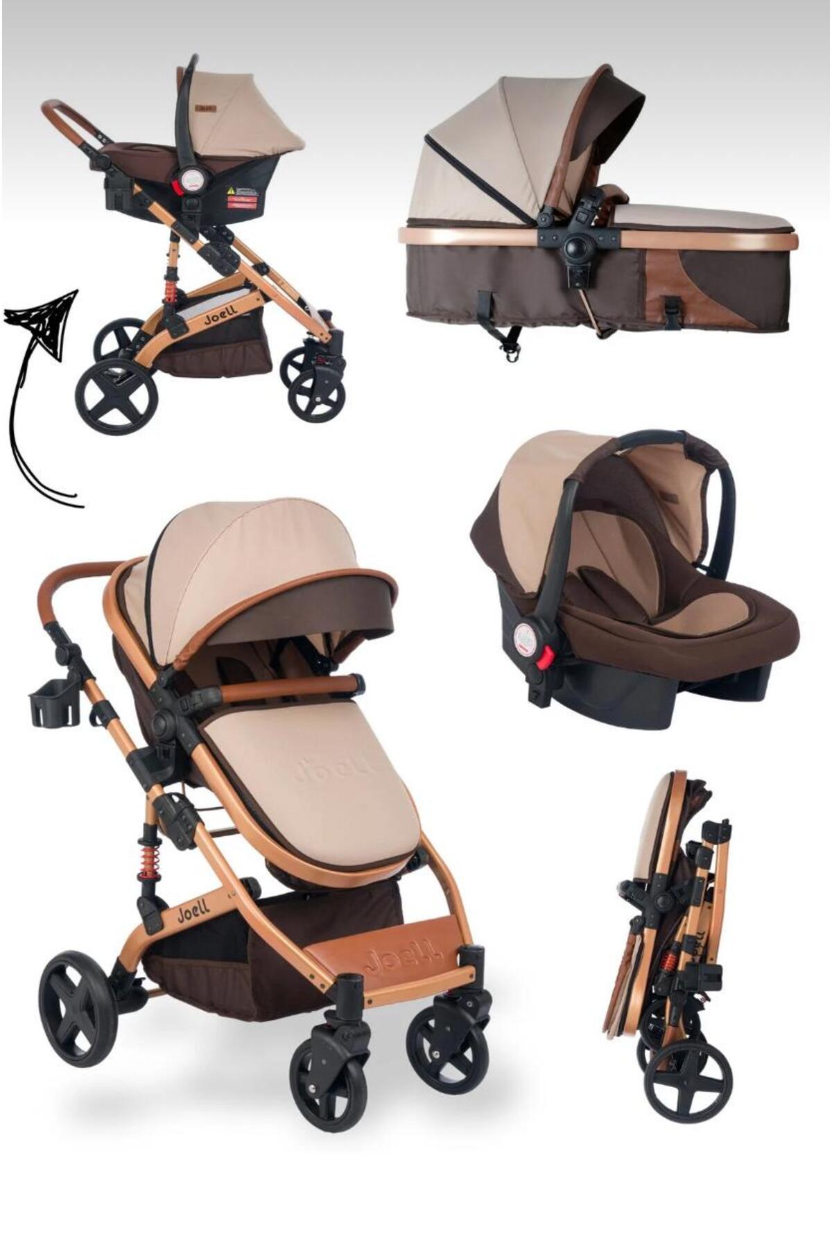 Mamma Grand 6 in 1 Yeni Nesil Çift Yönlü Amortisörlü Travel Sistem Bebek Arabası fotoğrafı 2 (önizleme)