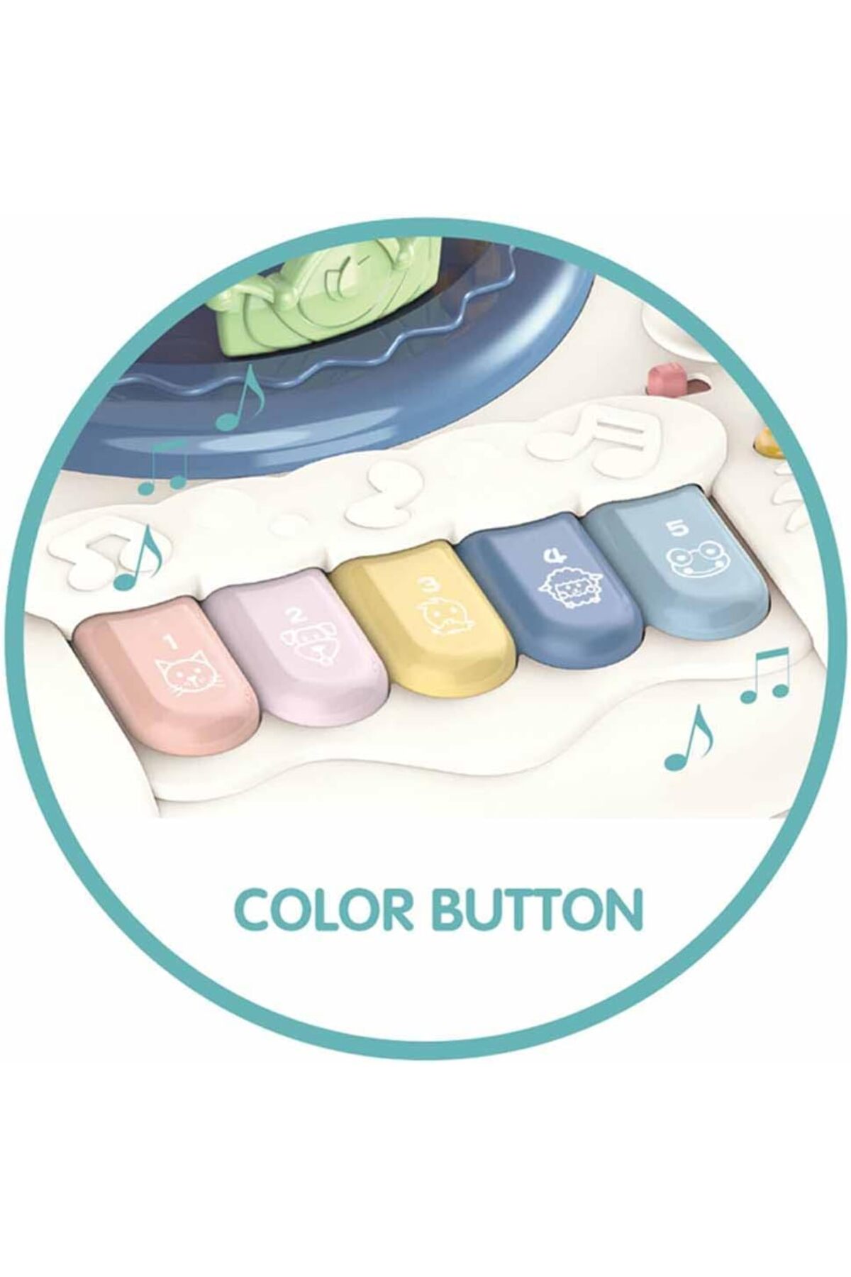 اسباب‌بازی پیانوی الکترونیکی چندکاره – کیبورد موسیقی قابل حمل برای یادگیری اولیه