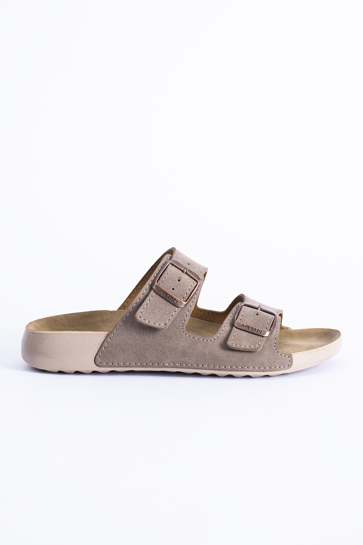 Alexandra Women's Orthopedic Flexible Comfort Casual Lightweight Poly Sole Casual Double Band Sandals Slippers