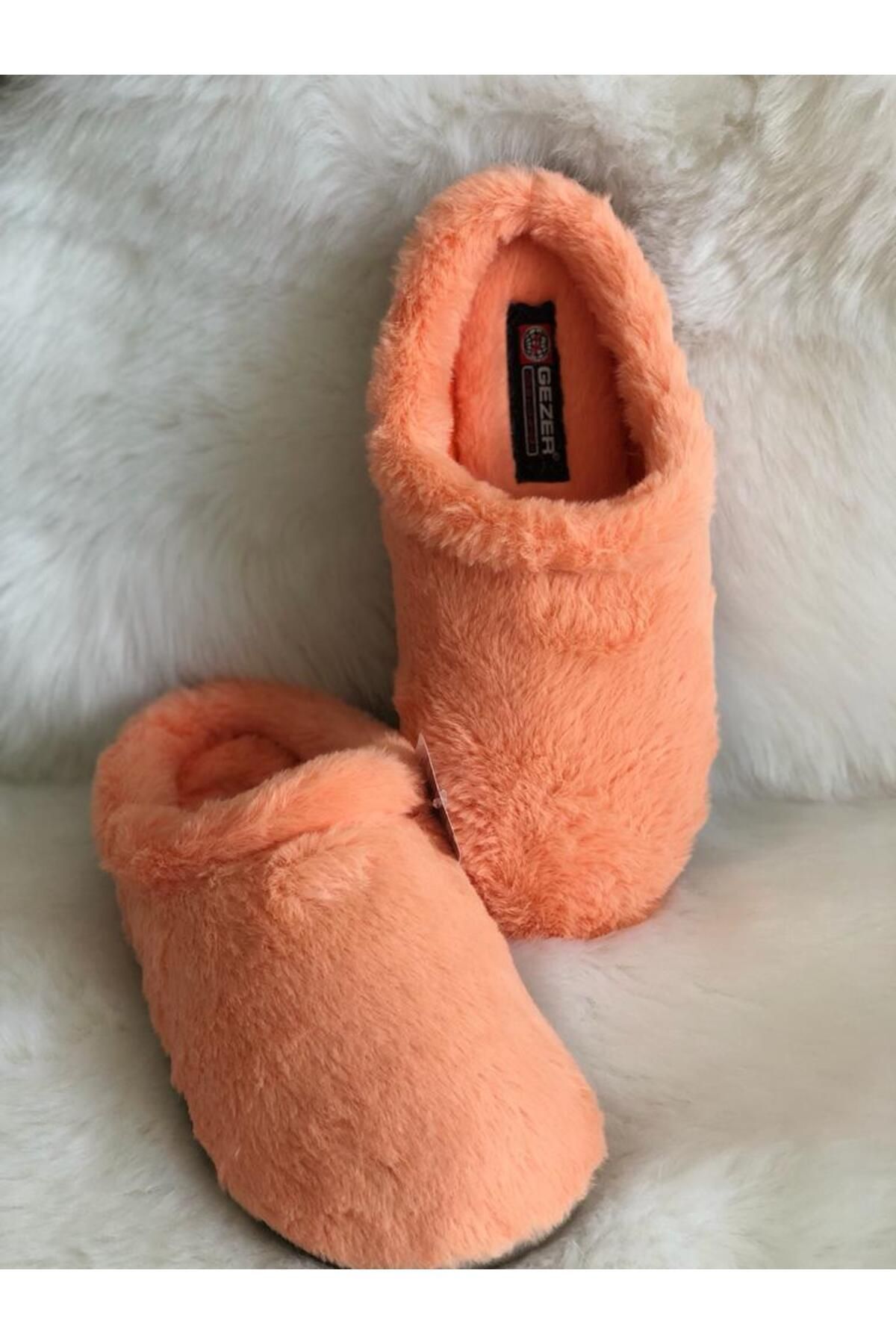 GEZER PELUŞ Kadın Kışlık Ev Ve Misafir Terliği