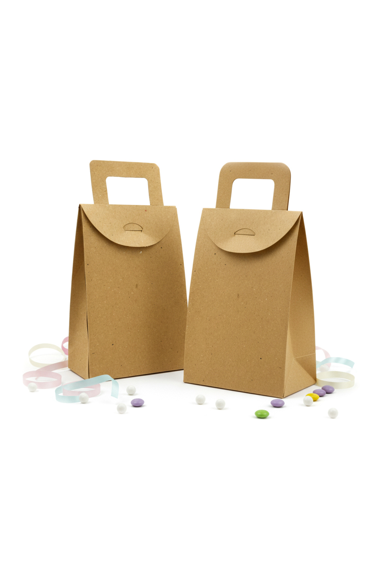 repro design Kraft Kulplu 10 X 15 X 5,5 Cm Büyük Boy Çanta Model Hediyelik,kına Çerez Ve Hediye Kutusu 20 Adet