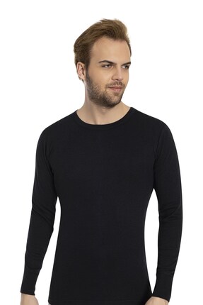 Bross 1028 %100 Pamuk Erkek Body/üst İçlik Siyah