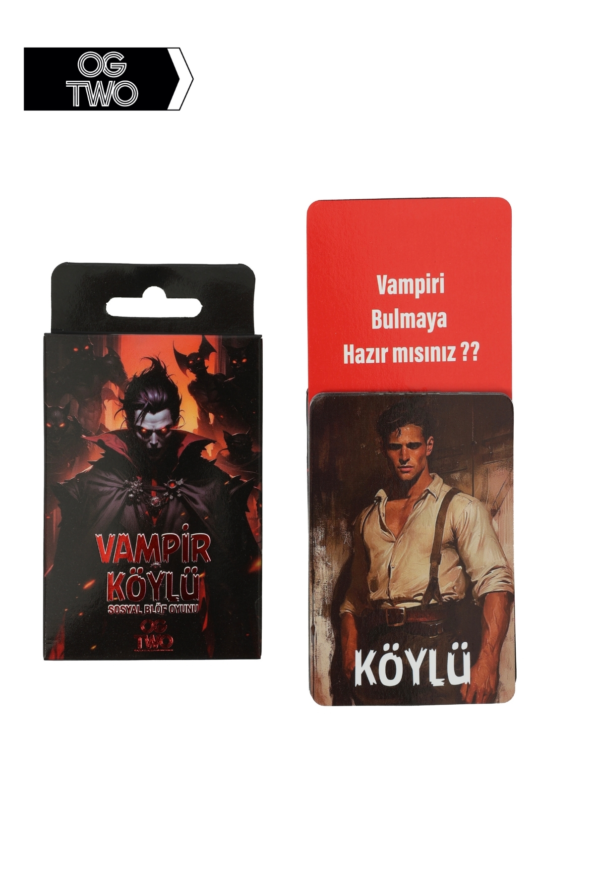 OGTWO Vampir Köylü Özel Kutulu Eğlenceli Grup Oyunu - Vampiri Bulabilecek Misin? - Parti Kutu Oyun fotoğrafı 7 (önizleme)