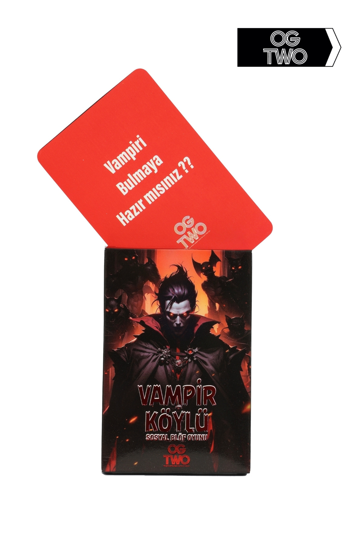 OGTWO Vampir Köylü Özel Kutulu Eğlenceli Grup Oyunu - Vampiri Bulabilecek Misin? - Parti Kutu Oyun fotoğrafı 3 (önizleme)