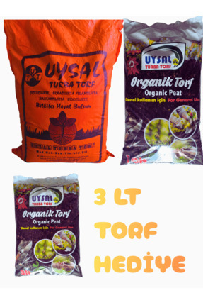 UYSAL 50 Lt. Bitki Toprağı, Fideleme, Saksı Toprağı İç Dış Mekan Toprak 40 Lt...