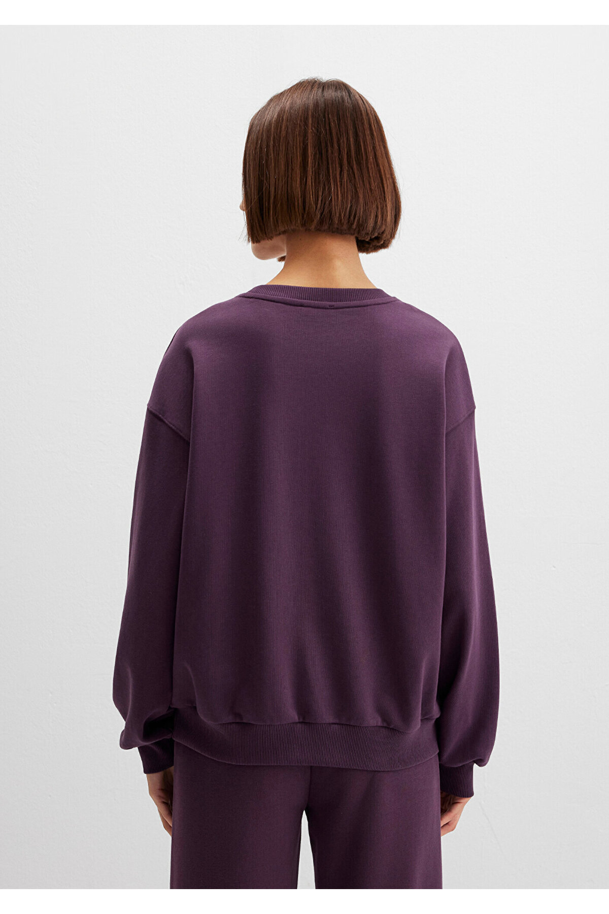 هودی بنفش با چاپ لوگوی Mavi کد 1S10372-70635