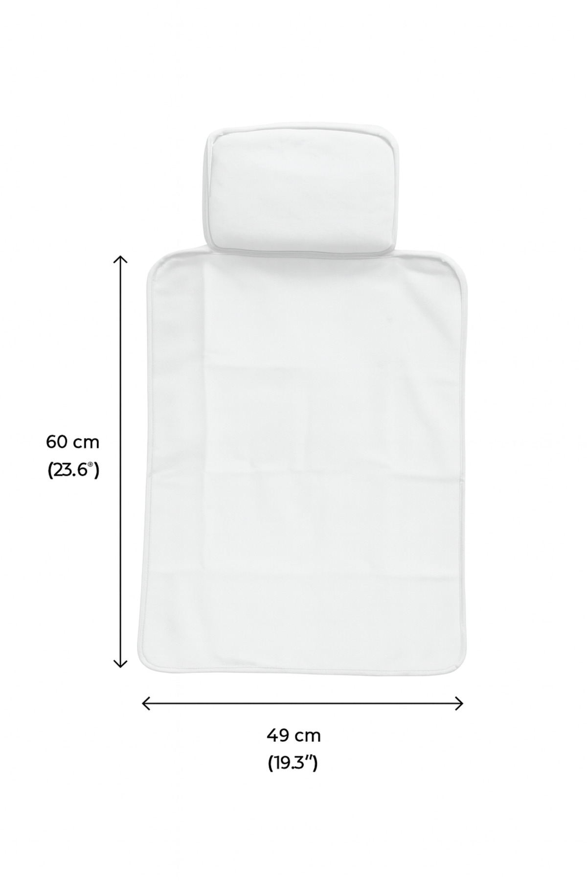 Lucky Day Bebek Alt Açma Minderi, Bebek Arabası Yıkanabilir Beyaz Alt Açma Bezi Alt Değiştirme Minderi 47x64 fotoğrafı 2 (önizleme)