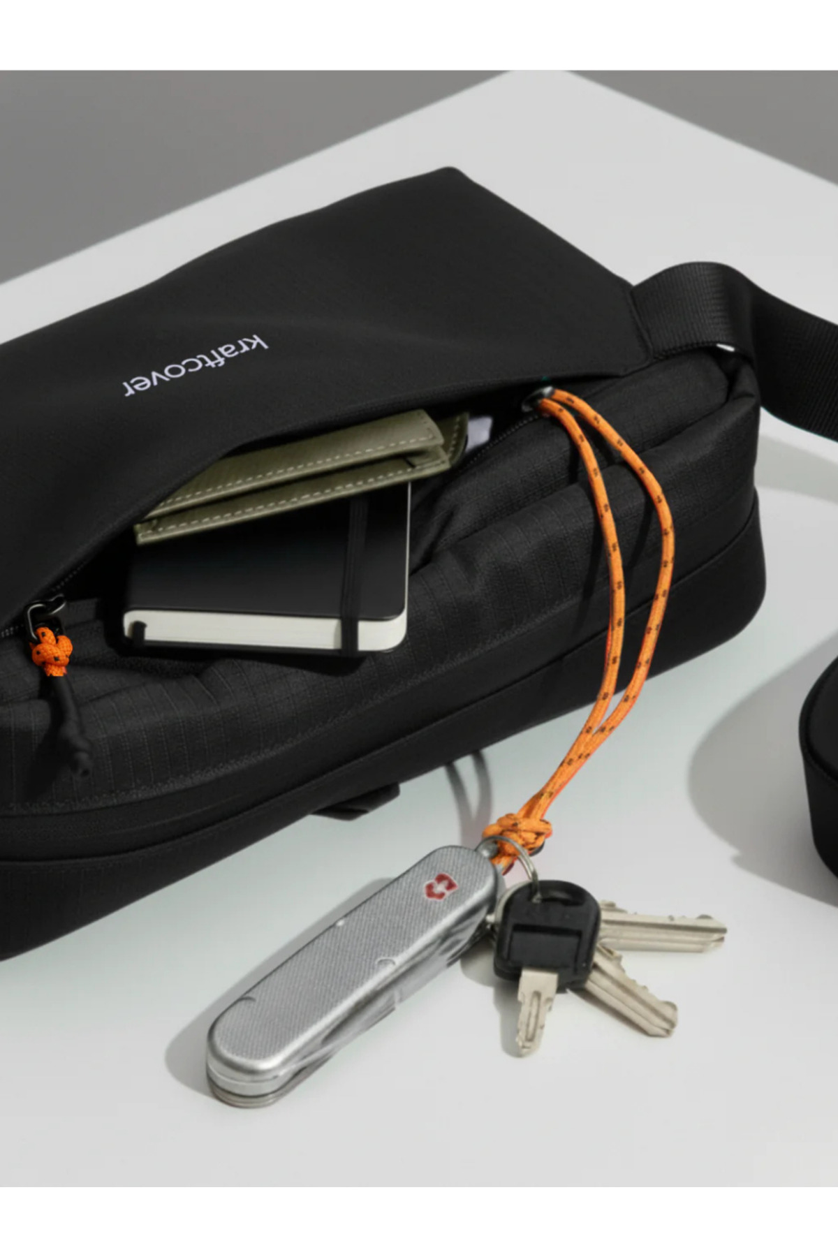 KraftCover  Rove Sling Unisex Su Geçirmez Çapraz Çanta | Hafif, Katlanabilir, Leke Tutmaz - Görsel 6