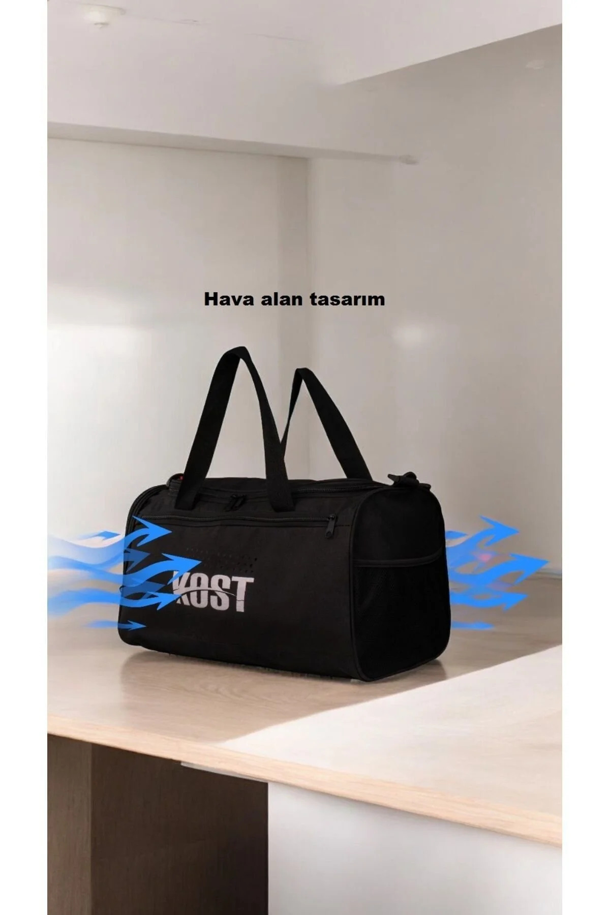 KOST  Orijinal Unisex Ayakkabı Gözlü Havalandırmalı Spor, Gym, Fitness Çantası - Görsel 6